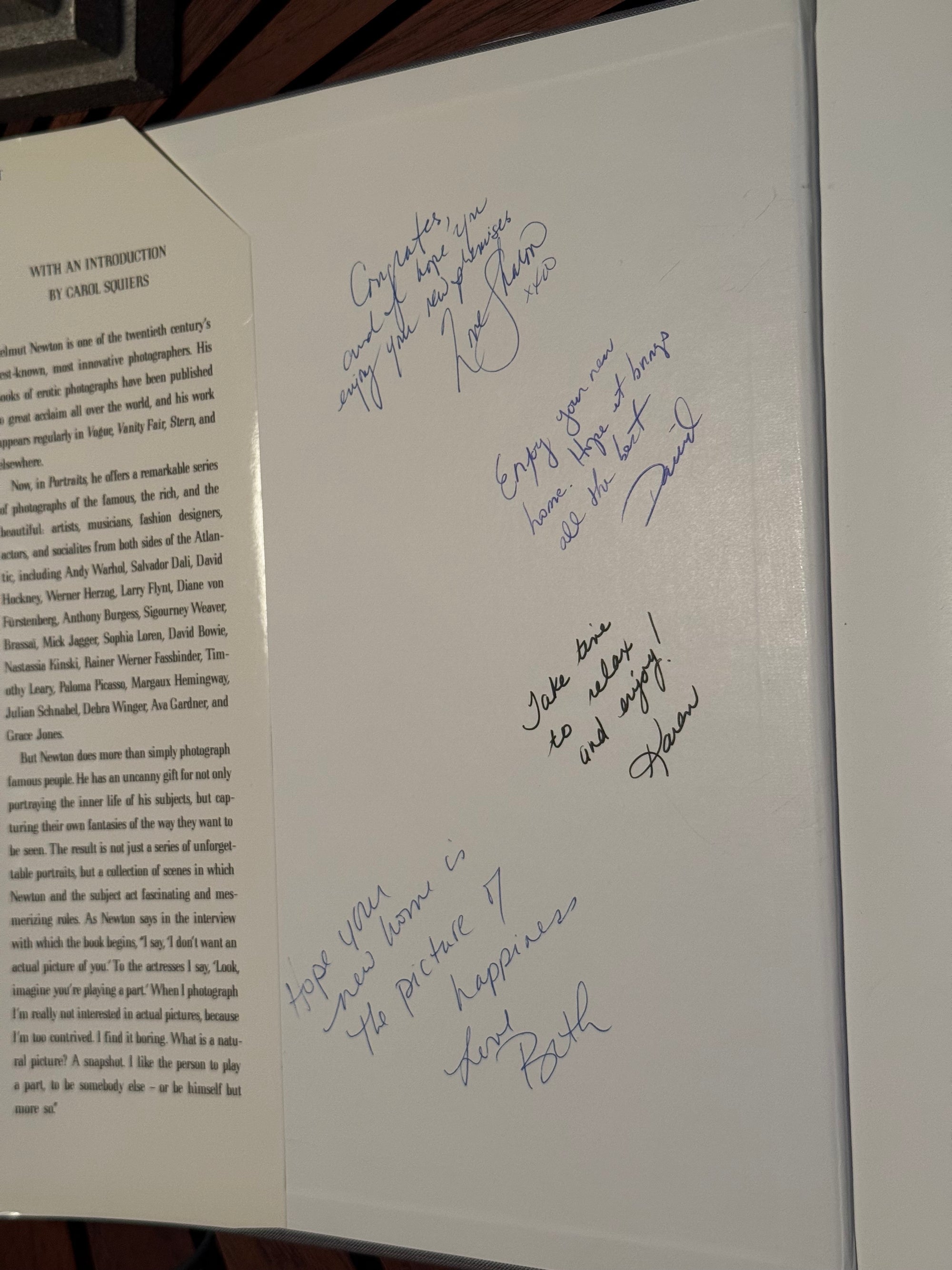 Portraits by Helmut Newton c.1987