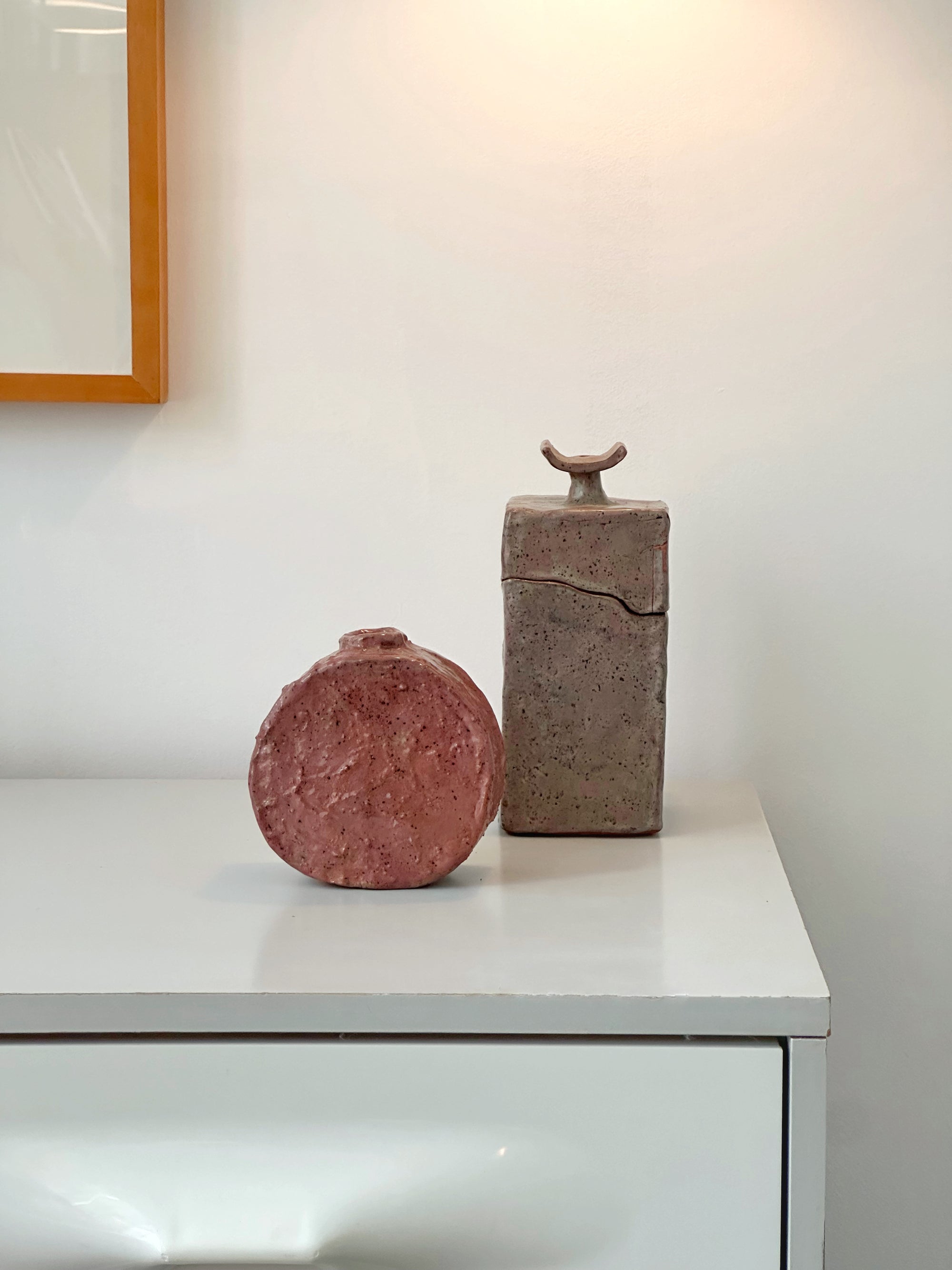 Handmade Bubblegum Ceramic Vessels