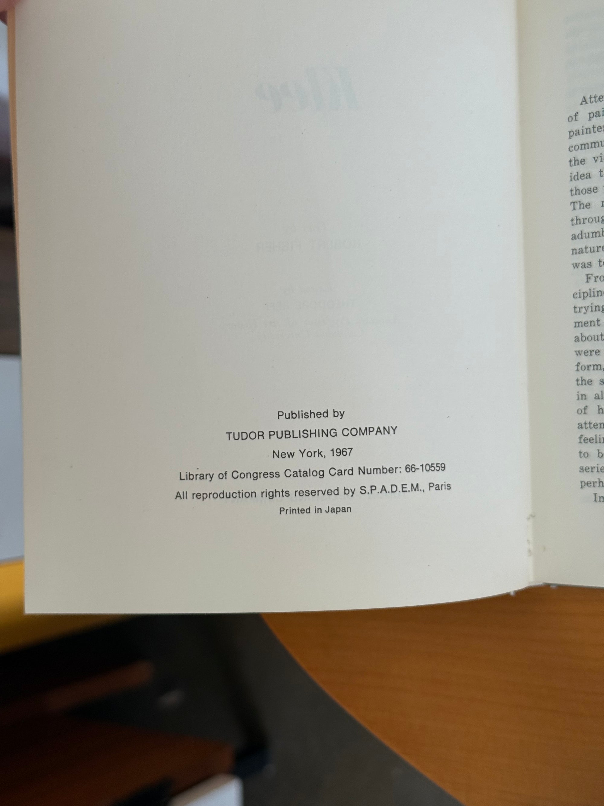 Paul Klee Book by Robert Fisher c.1967