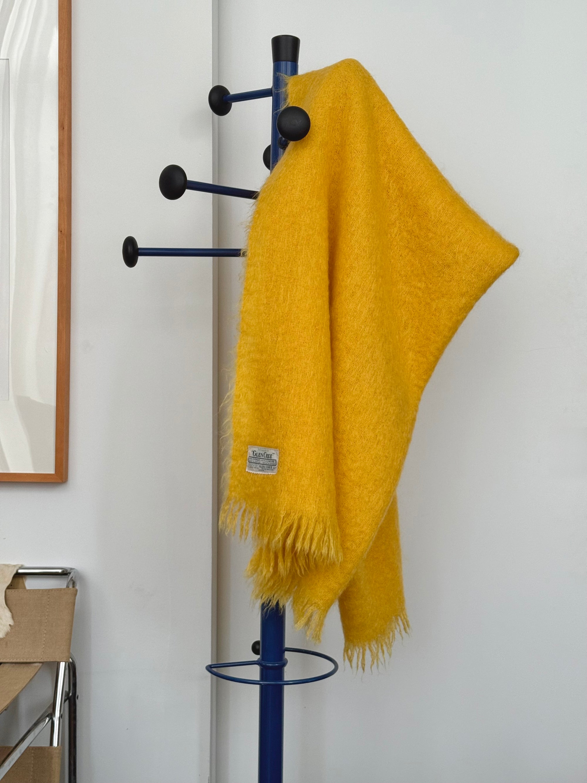 100% Mohair Blanket by Glen Cree Scotland c.1955