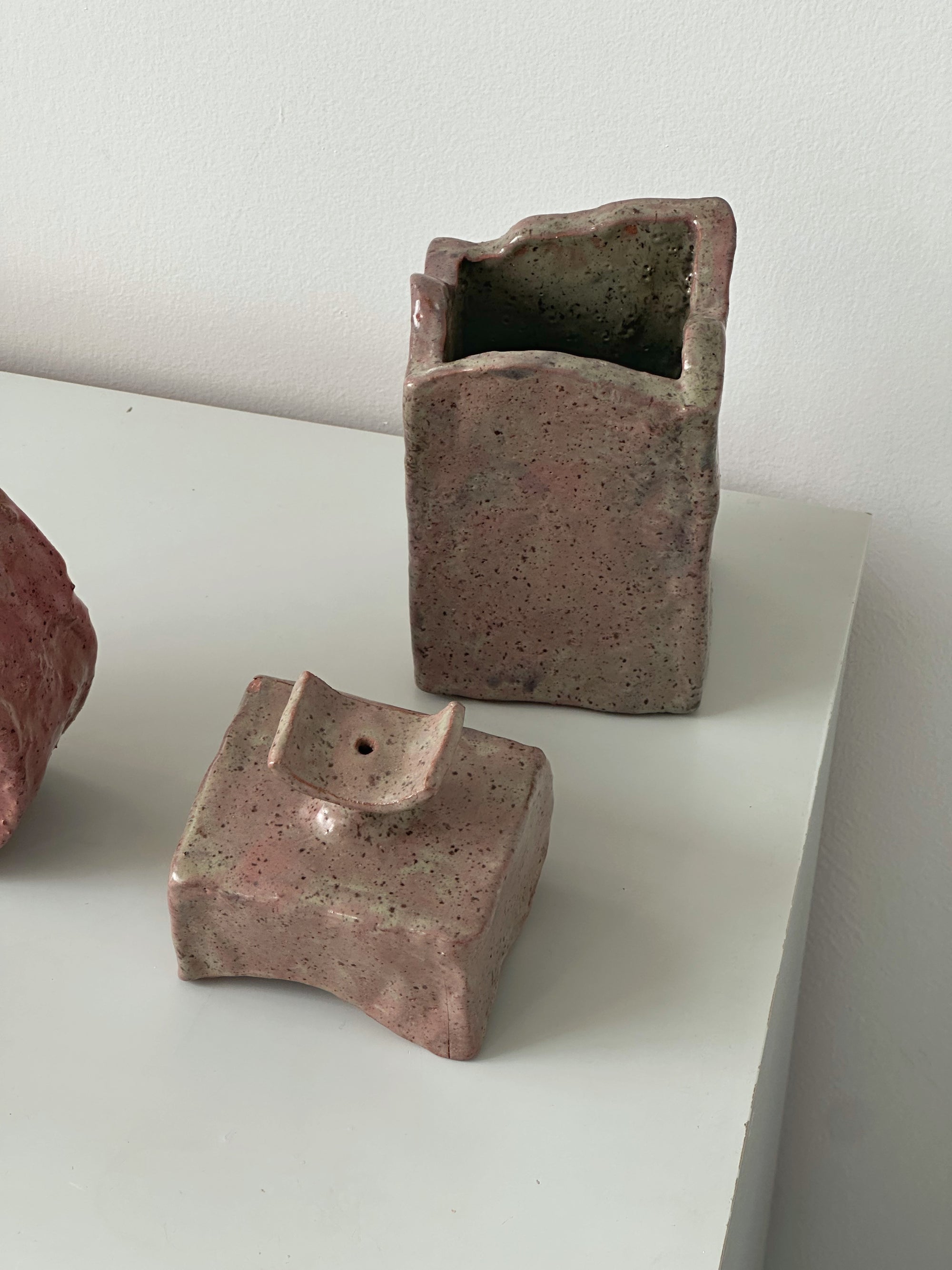 Handmade Bubblegum Ceramic Vessels