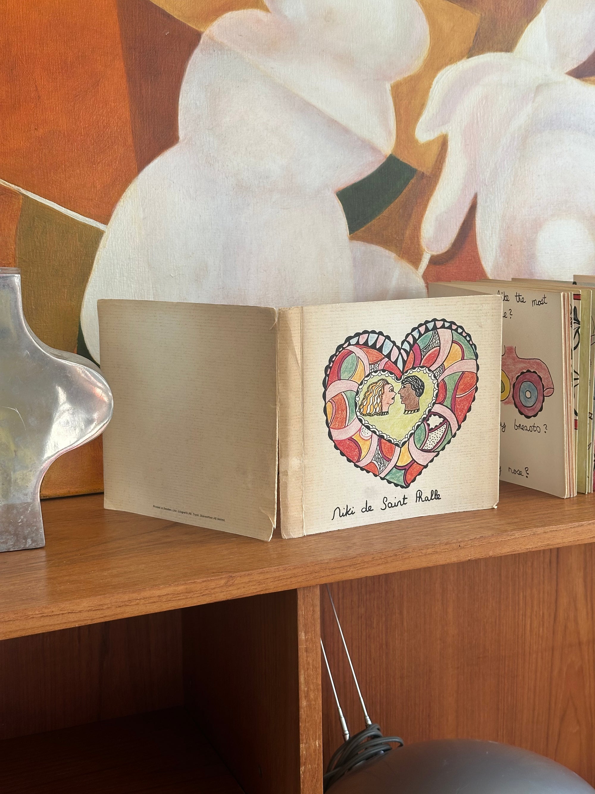 My Love Where Shall We Make Love Lithograph Accordian Book by Niki de Saint Phalle c. 1971