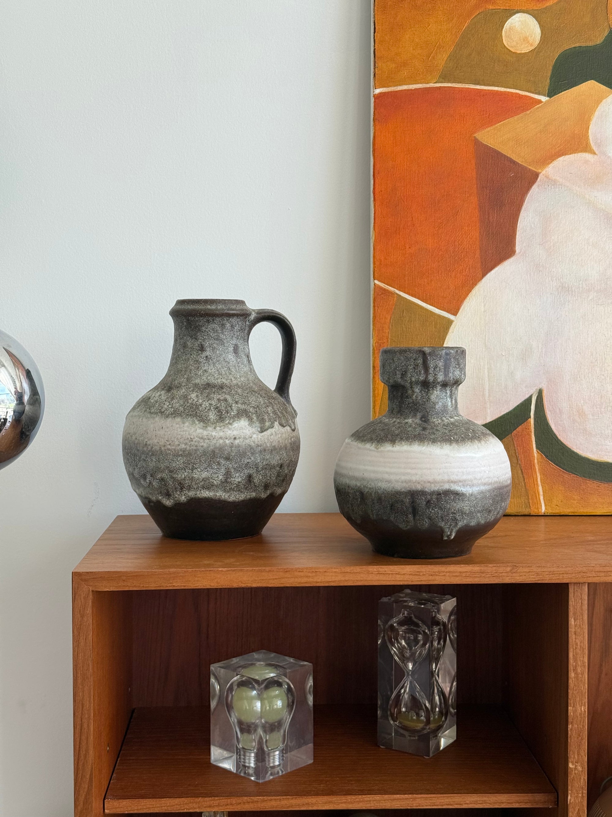 West German Fat Lava Vessels by Carstens Keramik c.1970