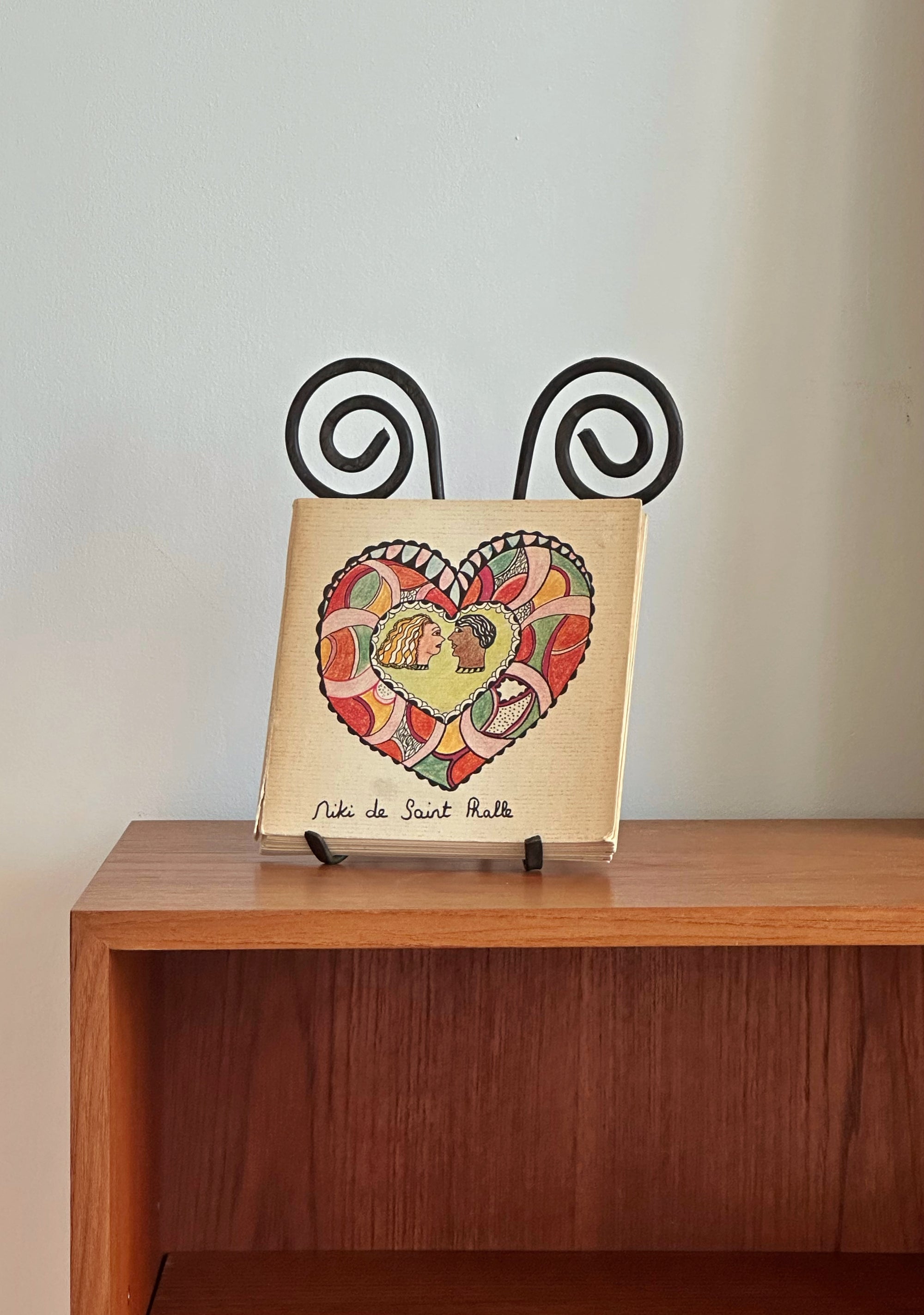 My Love Where Shall We Make Love Lithograph Accordian Book by Niki de Saint Phalle c. 1971