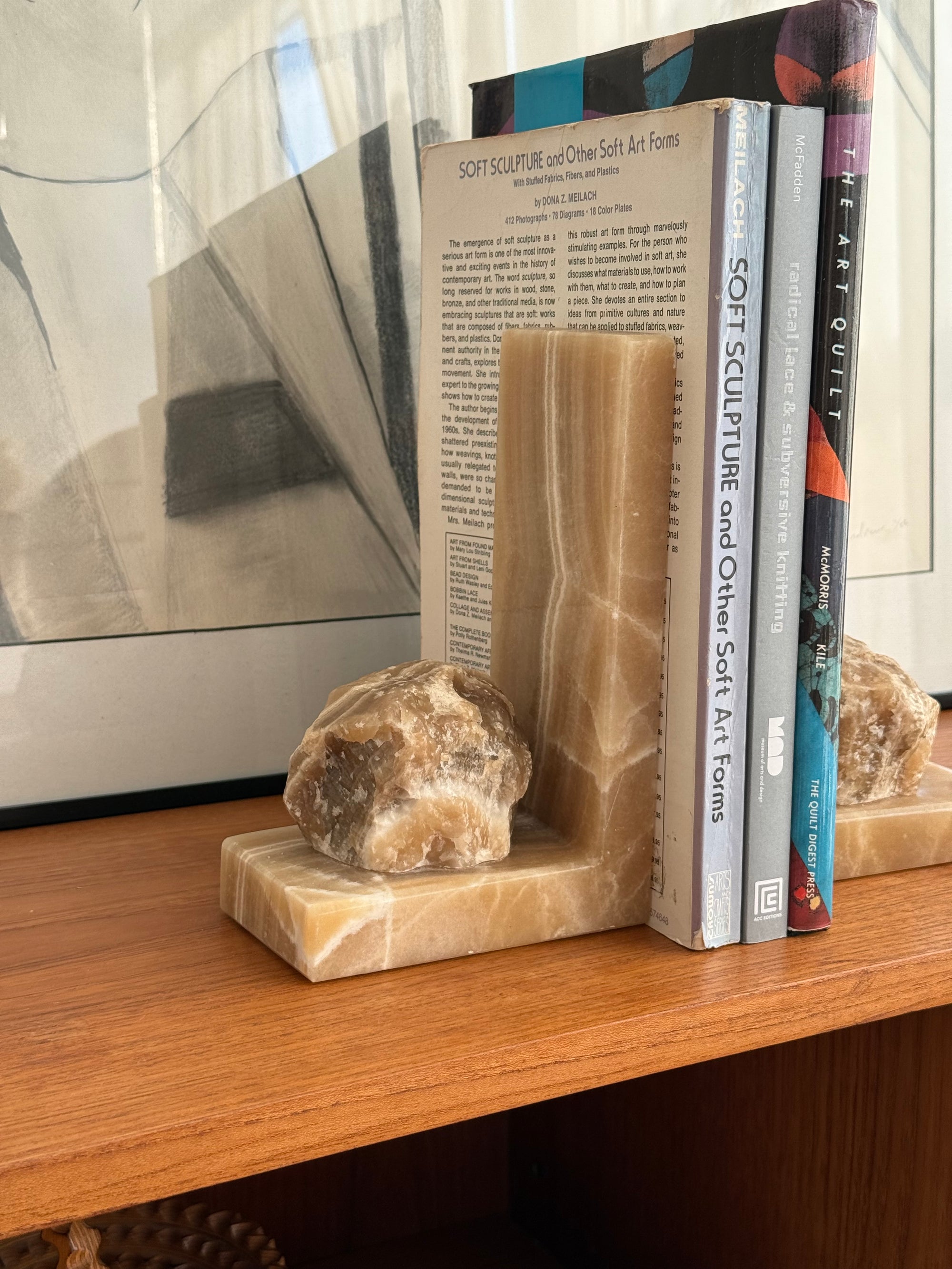 Stone Bookends c.1970