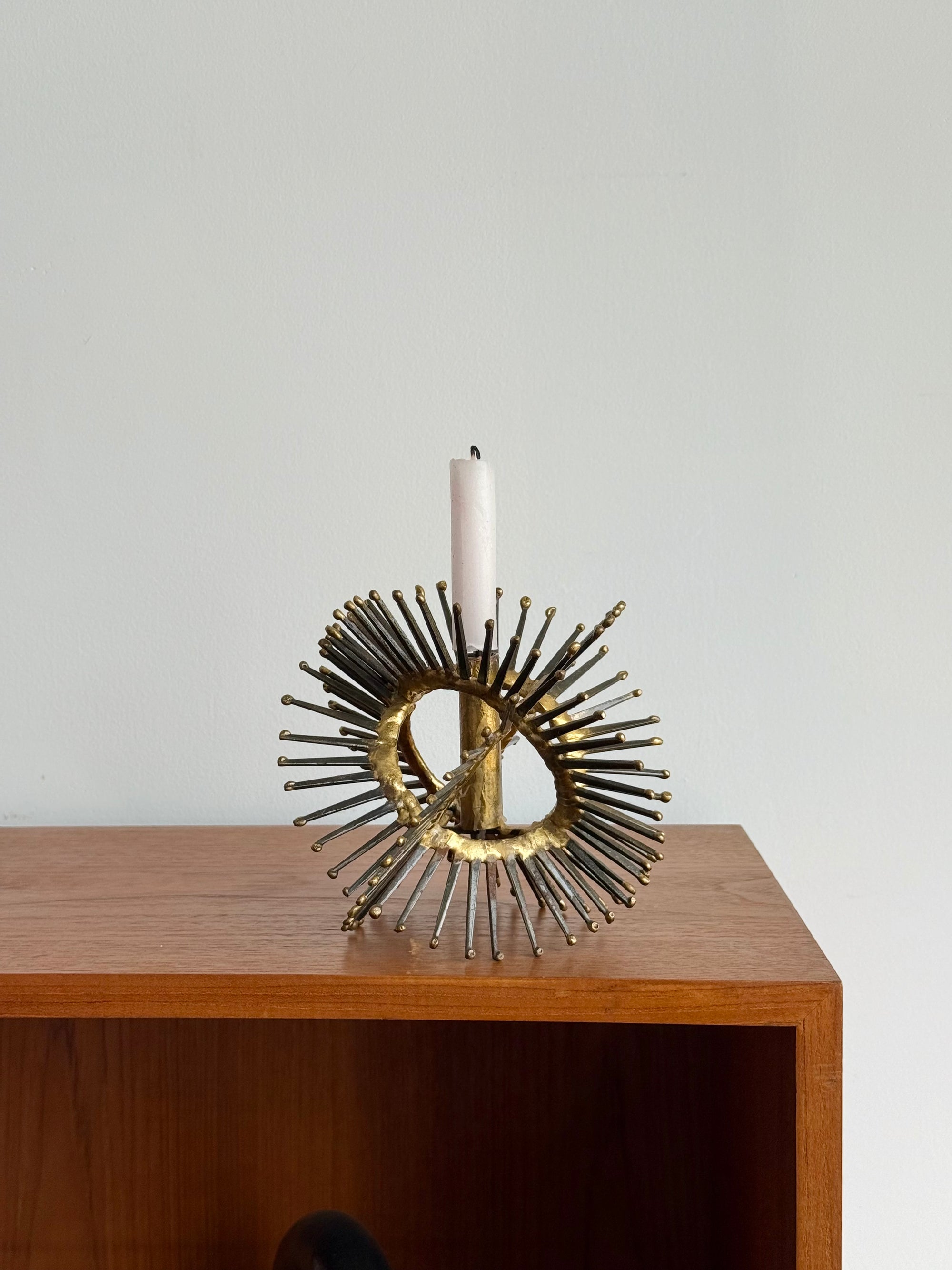 Brutalist Candlestick Holder c.1960