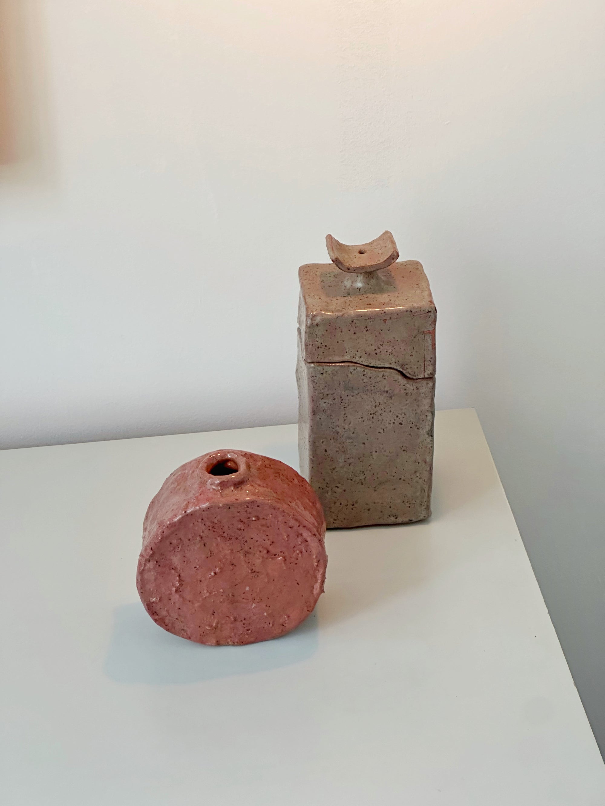 Handmade Bubblegum Ceramic Vessels