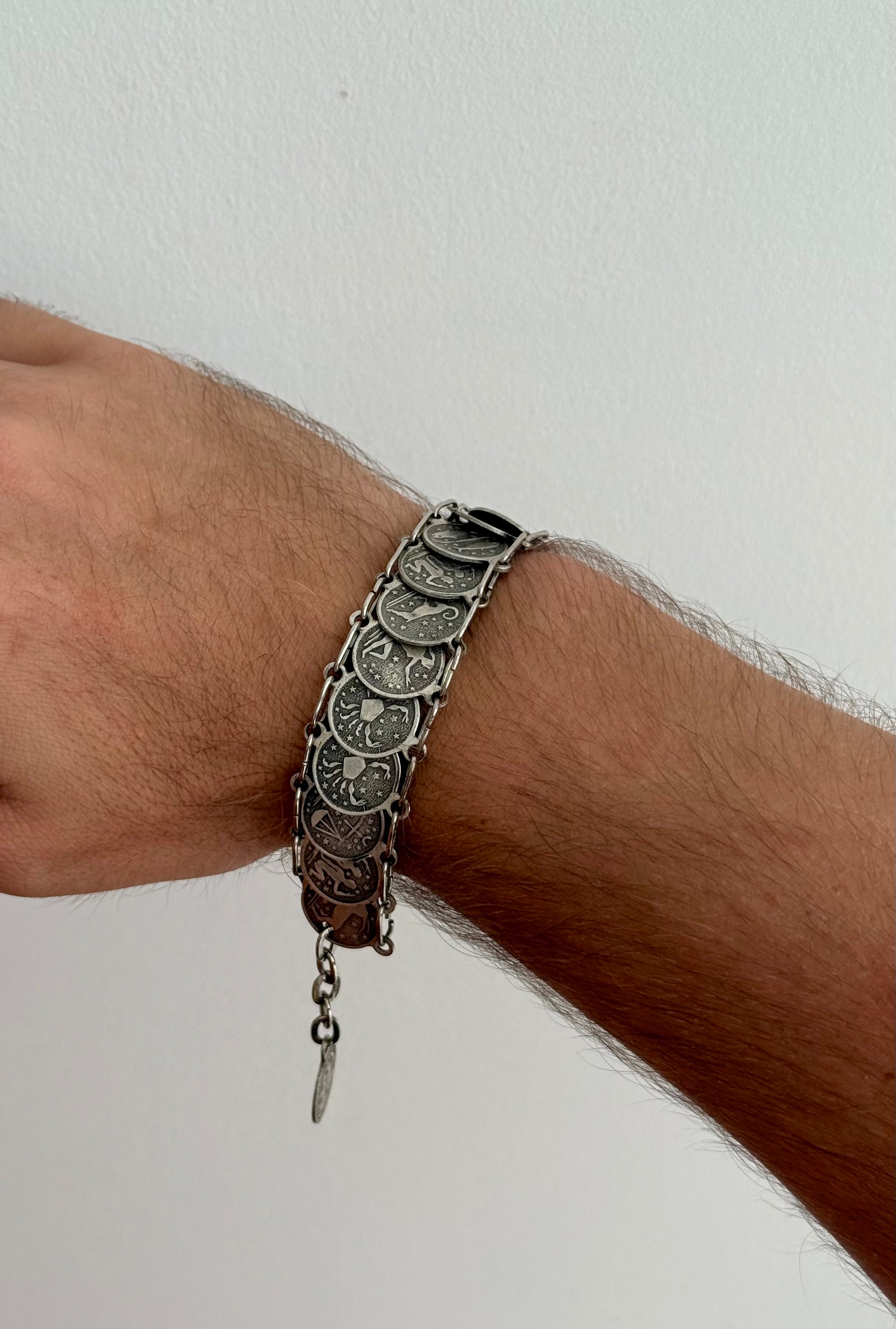Astrological Silver Plated Bracelet c.1975
