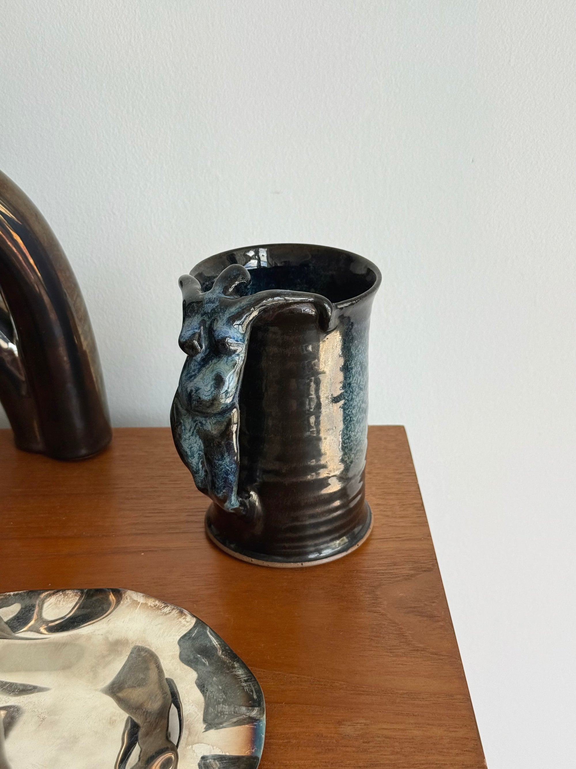 Handmade Studio Ceramic Body Mug
