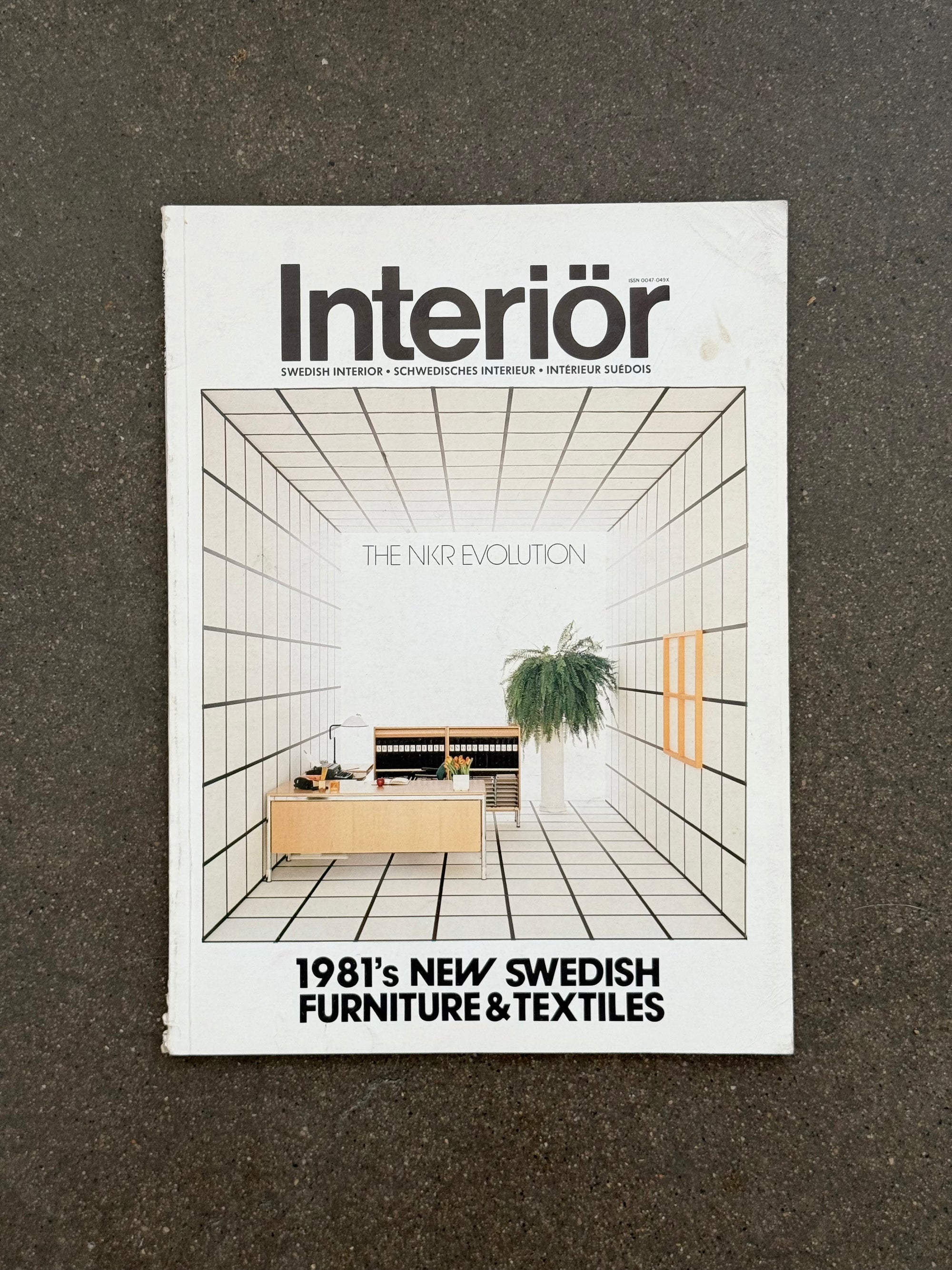 Interiör Swedish Design Magazine c.1981