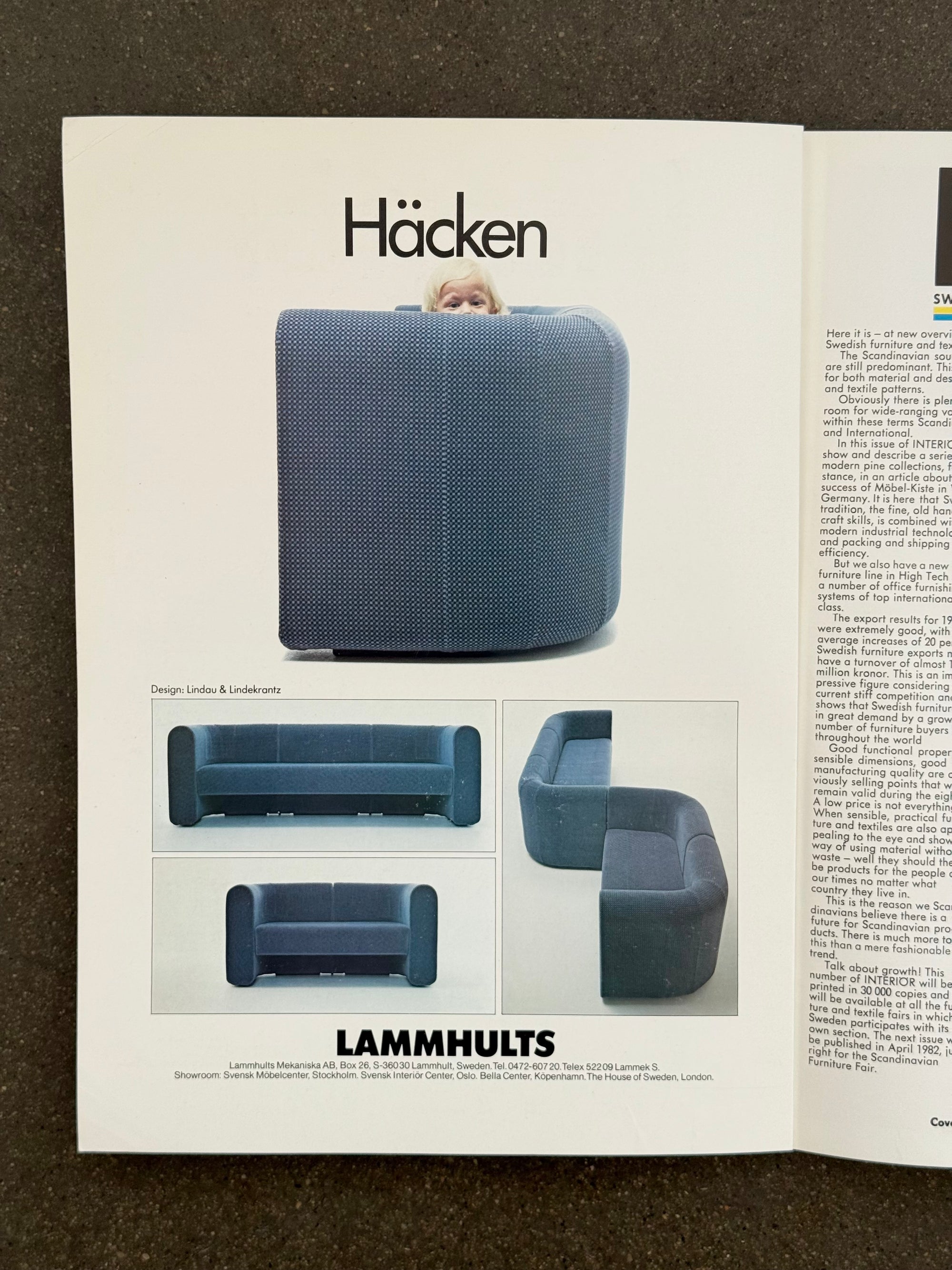 Interiör Swedish Design Magazine c.1981