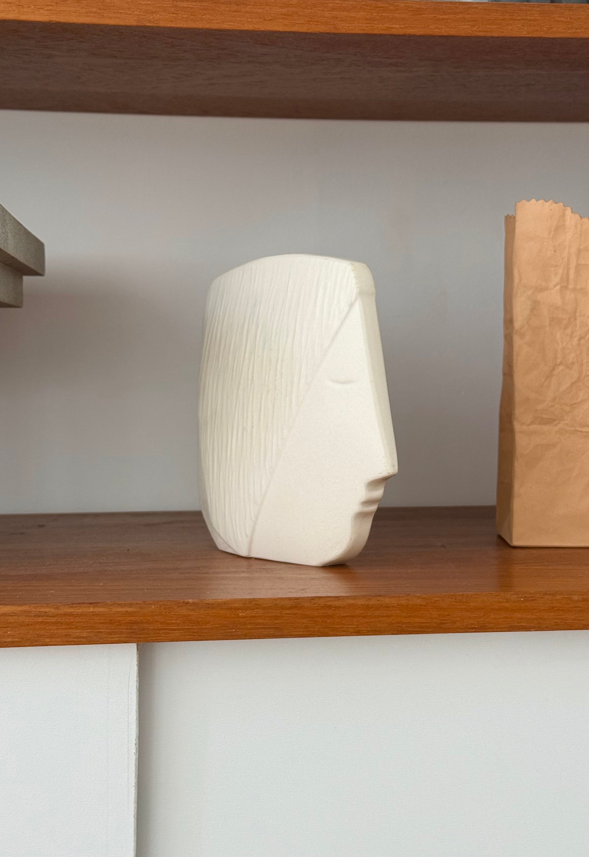 Ceramic Face Vase c.1980