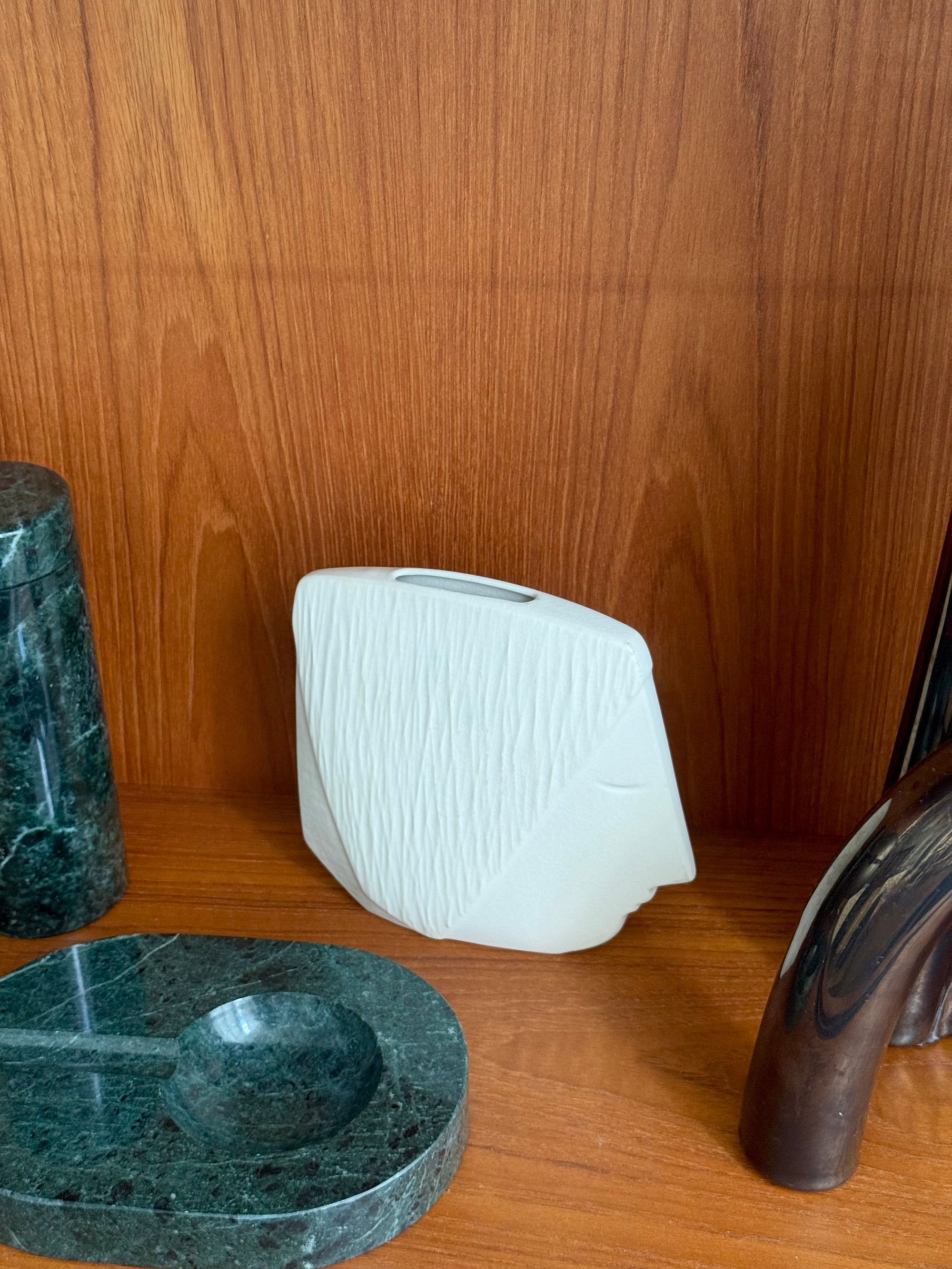 Ceramic Face Vase c.1980