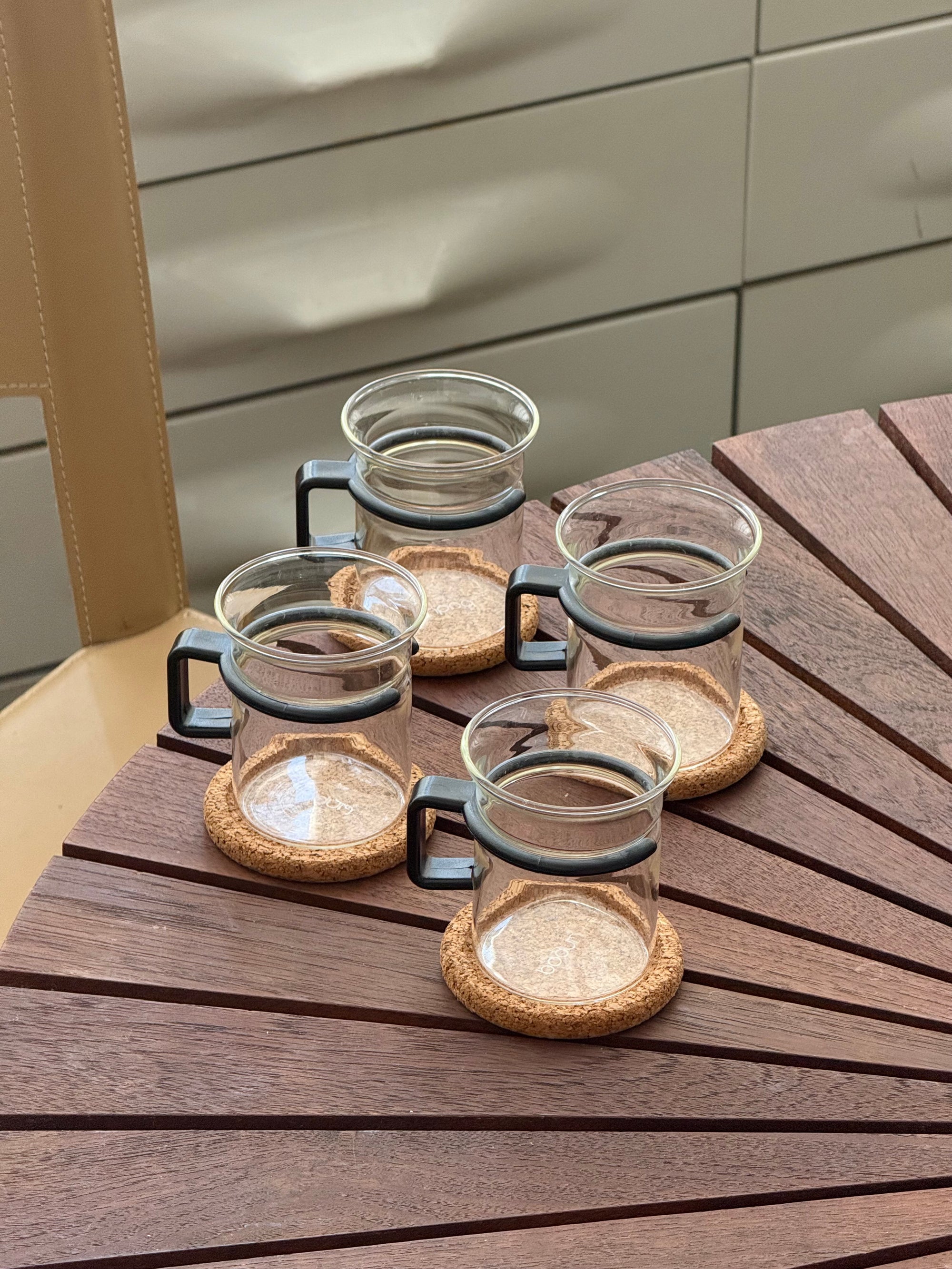 Bodum Coffee Cups set of 4 c.1990