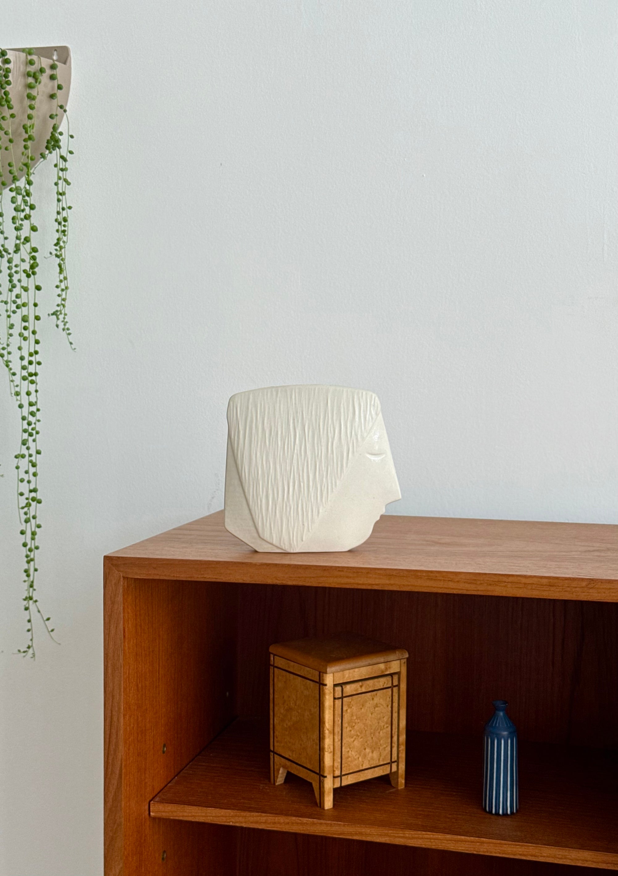 Ceramic Face Vase c.1980