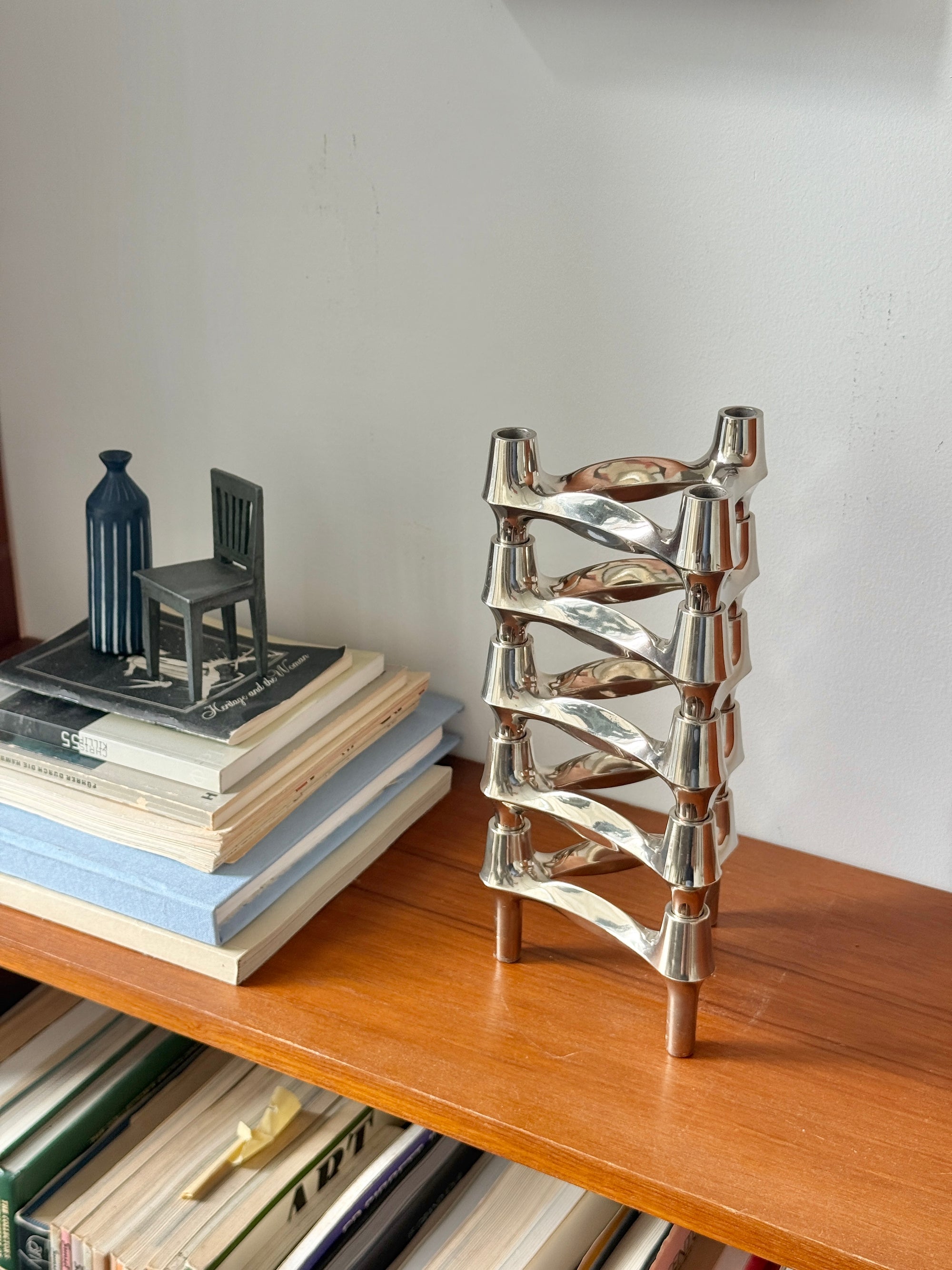 BMF Stacking Candlestick Holders by Nagel c.1970