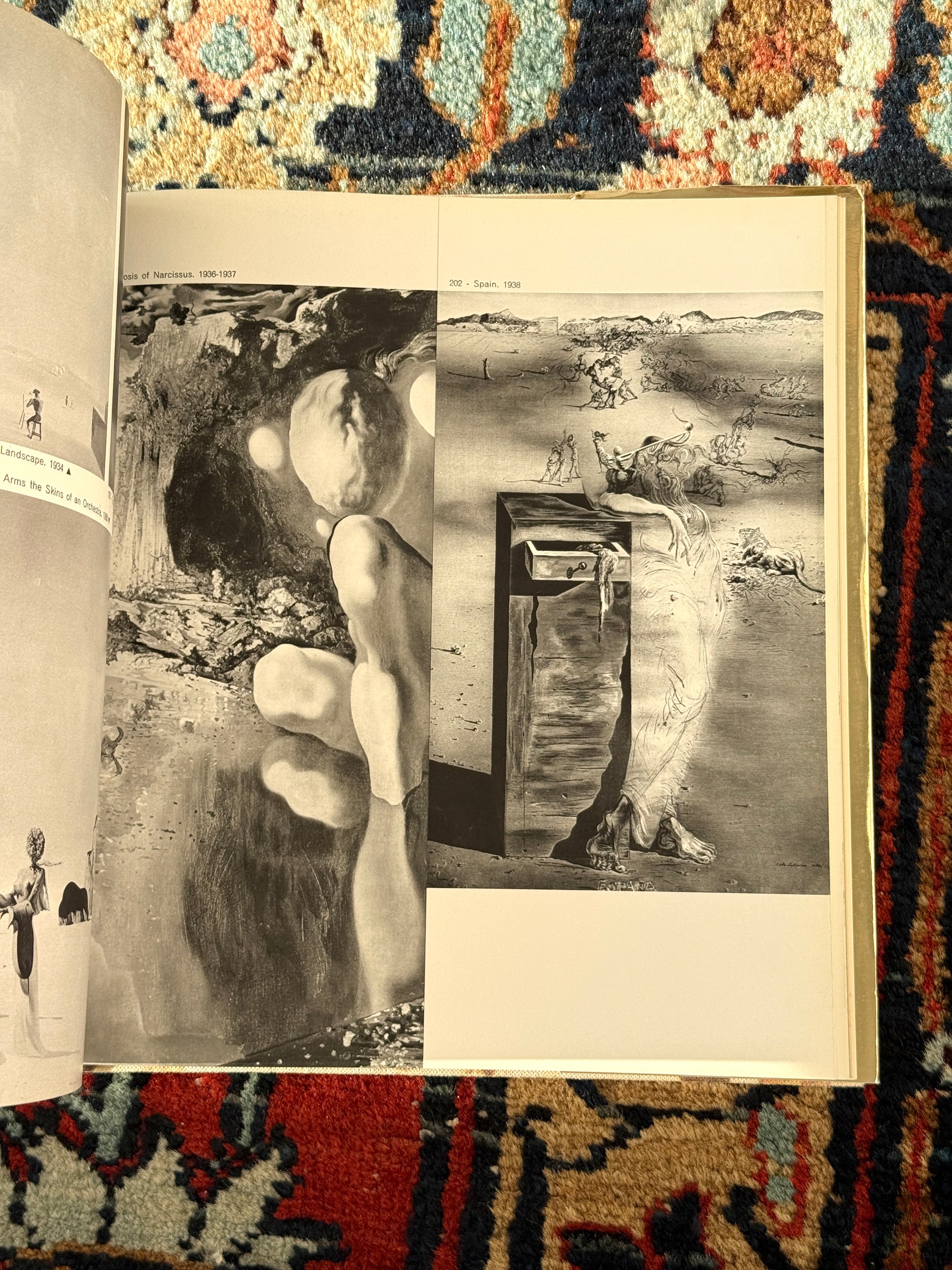 Salvador Dali Gold Foil Coffee Table Book by Max Gerard c.1968