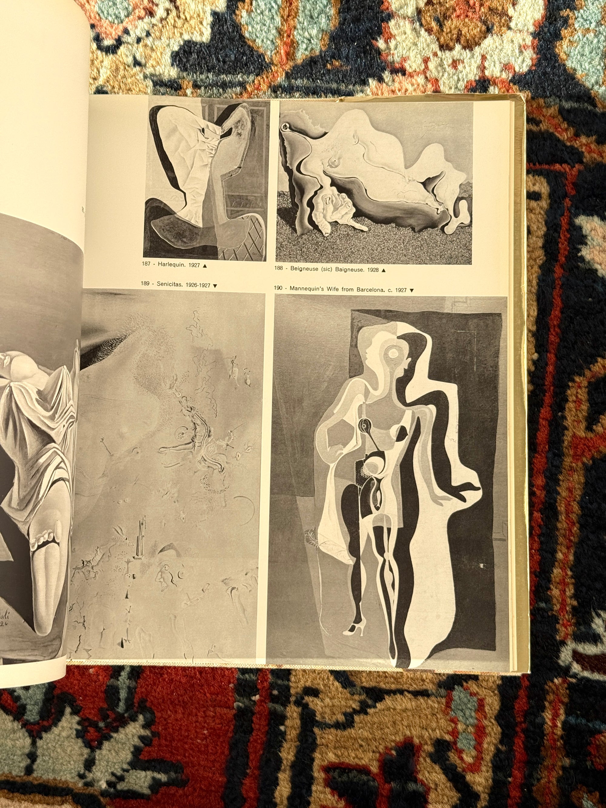 Salvador Dali Gold Foil Coffee Table Book by Max Gerard c.1968