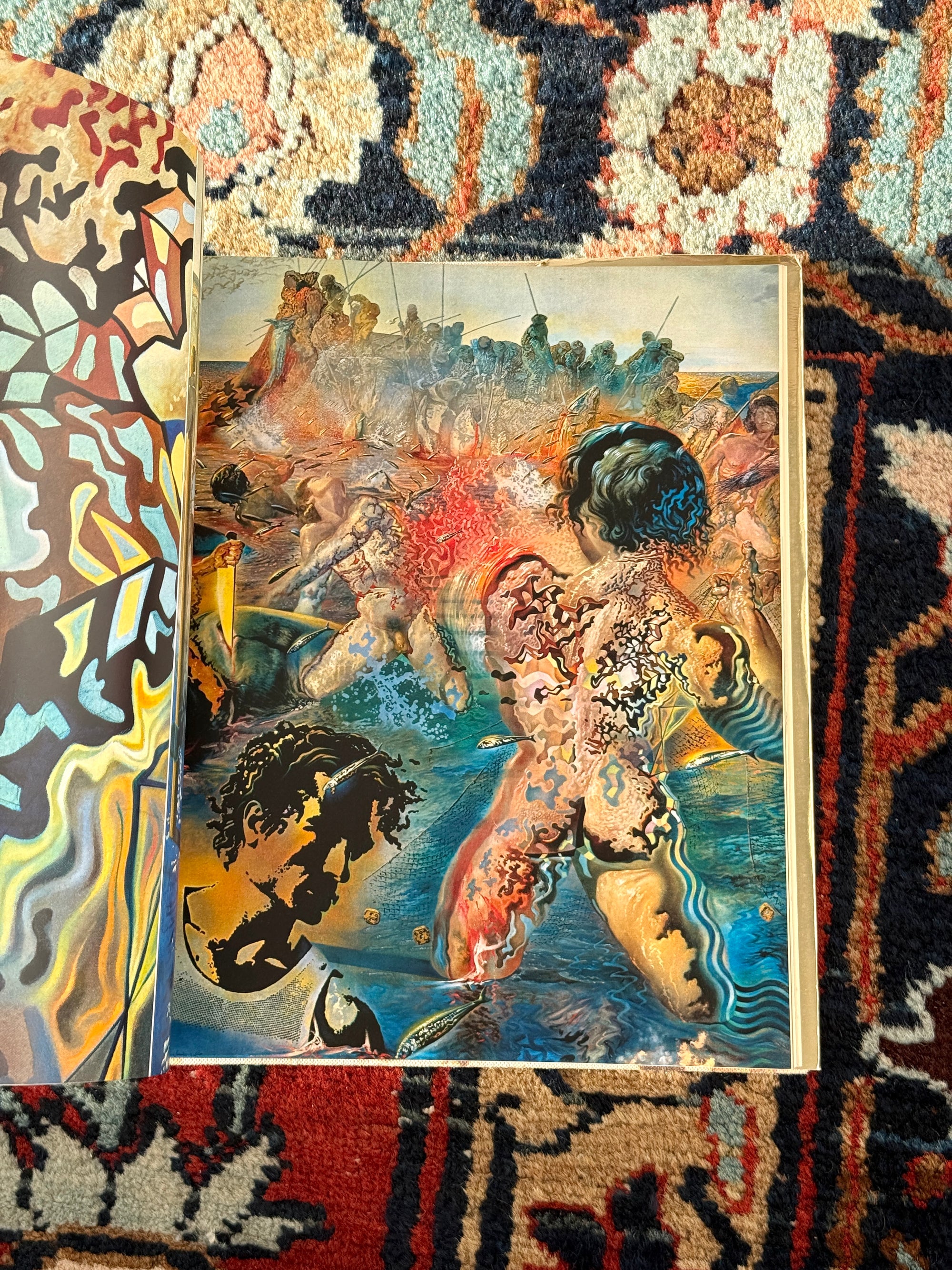 Salvador Dali Gold Foil Coffee Table Book by Max Gerard c.1968