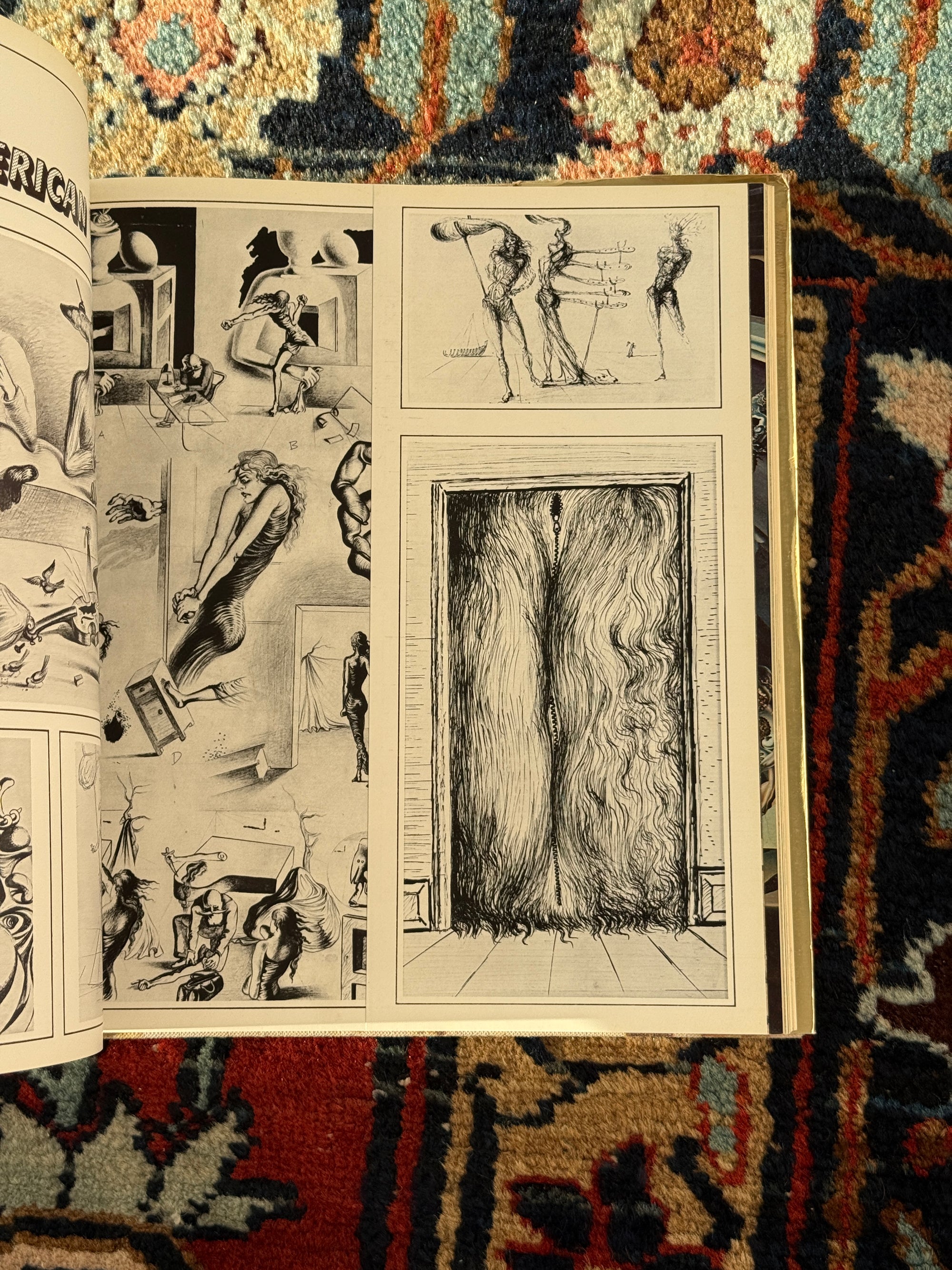 Salvador Dali Gold Foil Coffee Table Book by Max Gerard c.1968