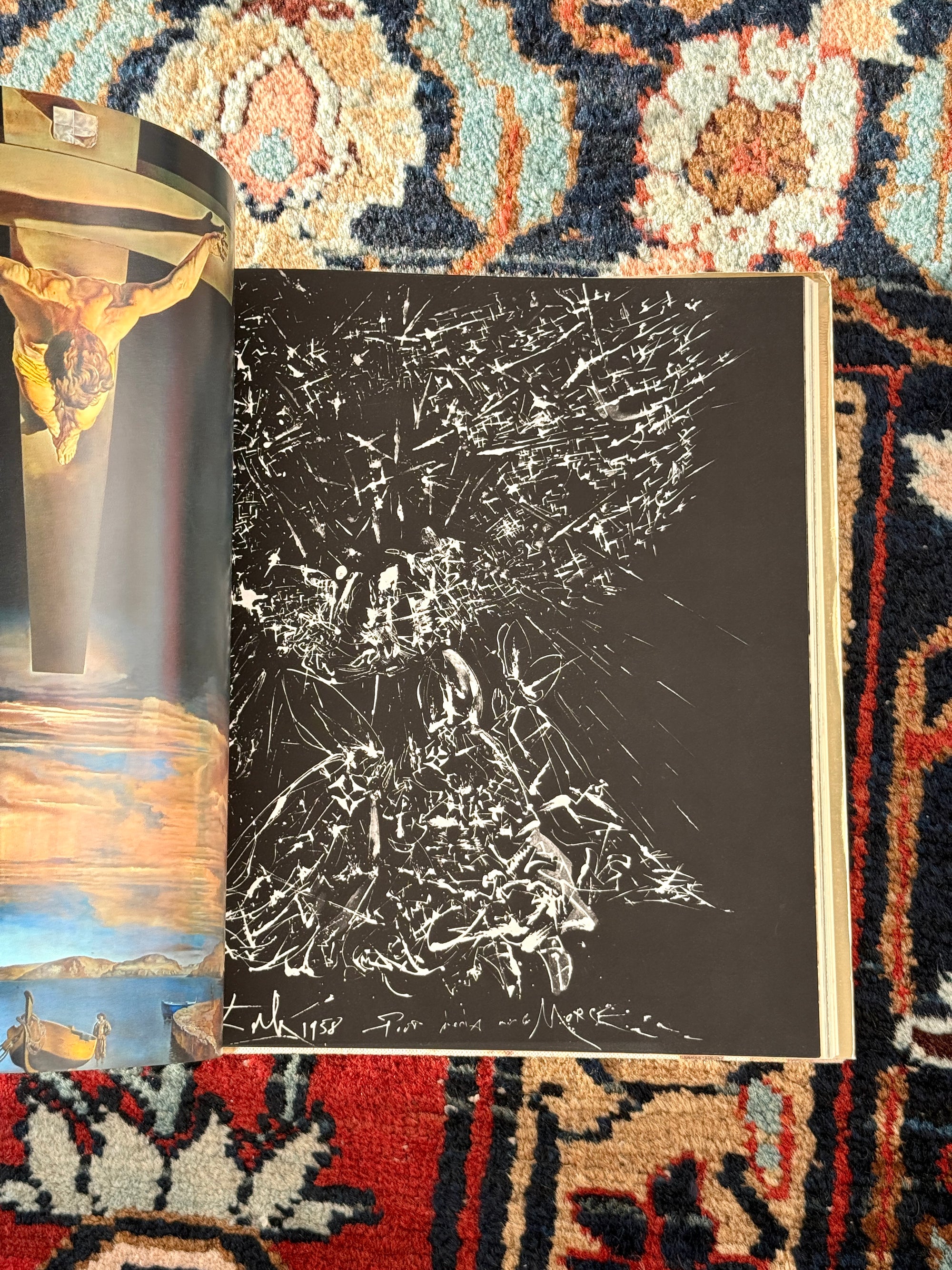 Salvador Dali Gold Foil Coffee Table Book by Max Gerard c.1968