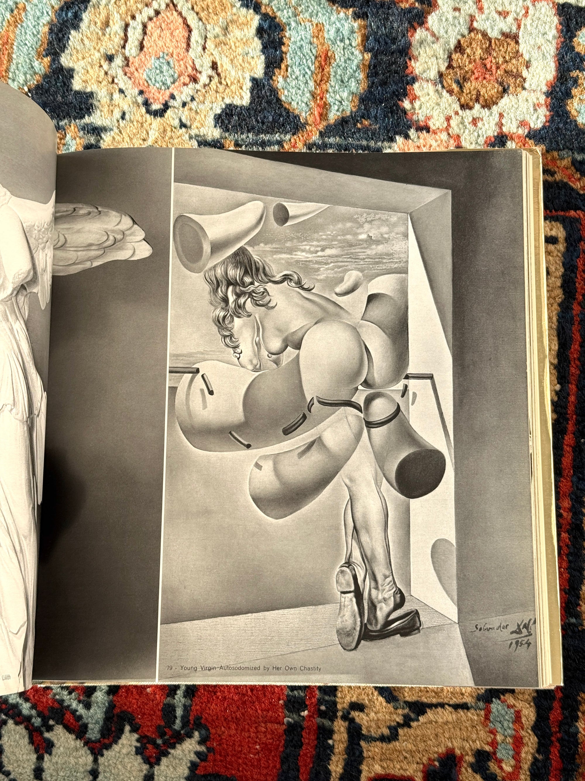 Salvador Dali Gold Foil Coffee Table Book by Max Gerard c.1968