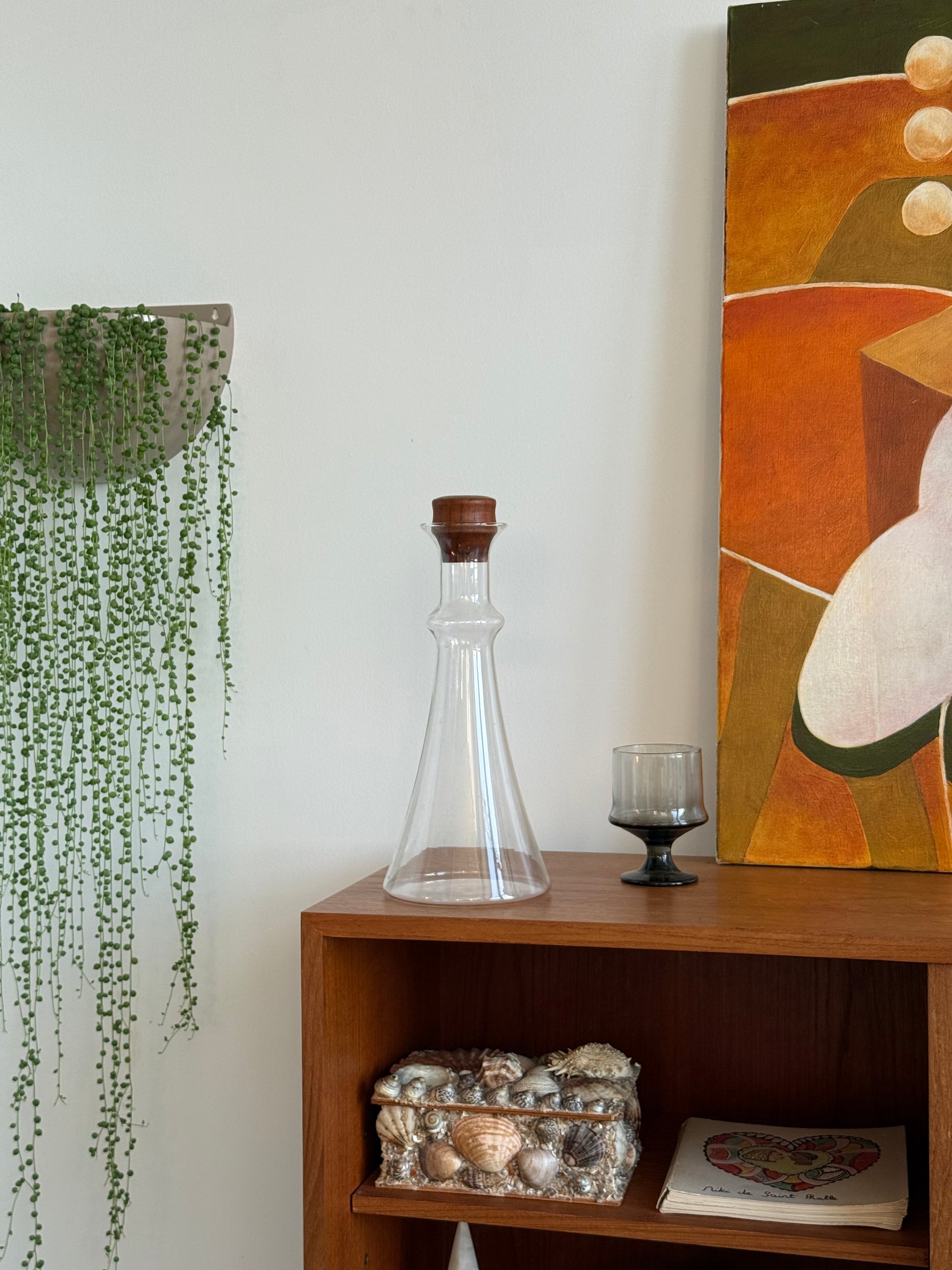 Decanter with Teak Stopper by Dansk c.1970