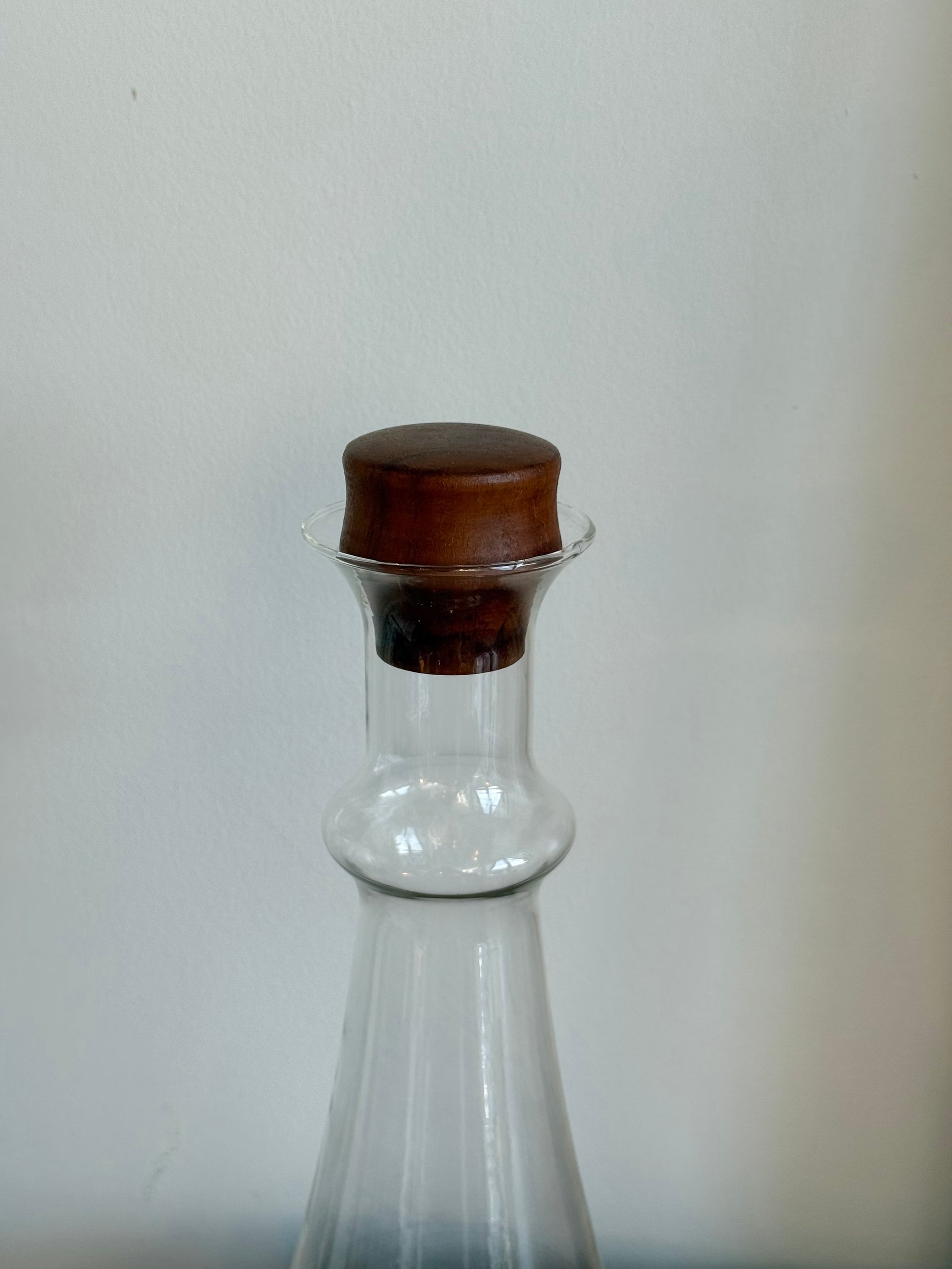 Decanter with Teak Stopper by Dansk c.1970