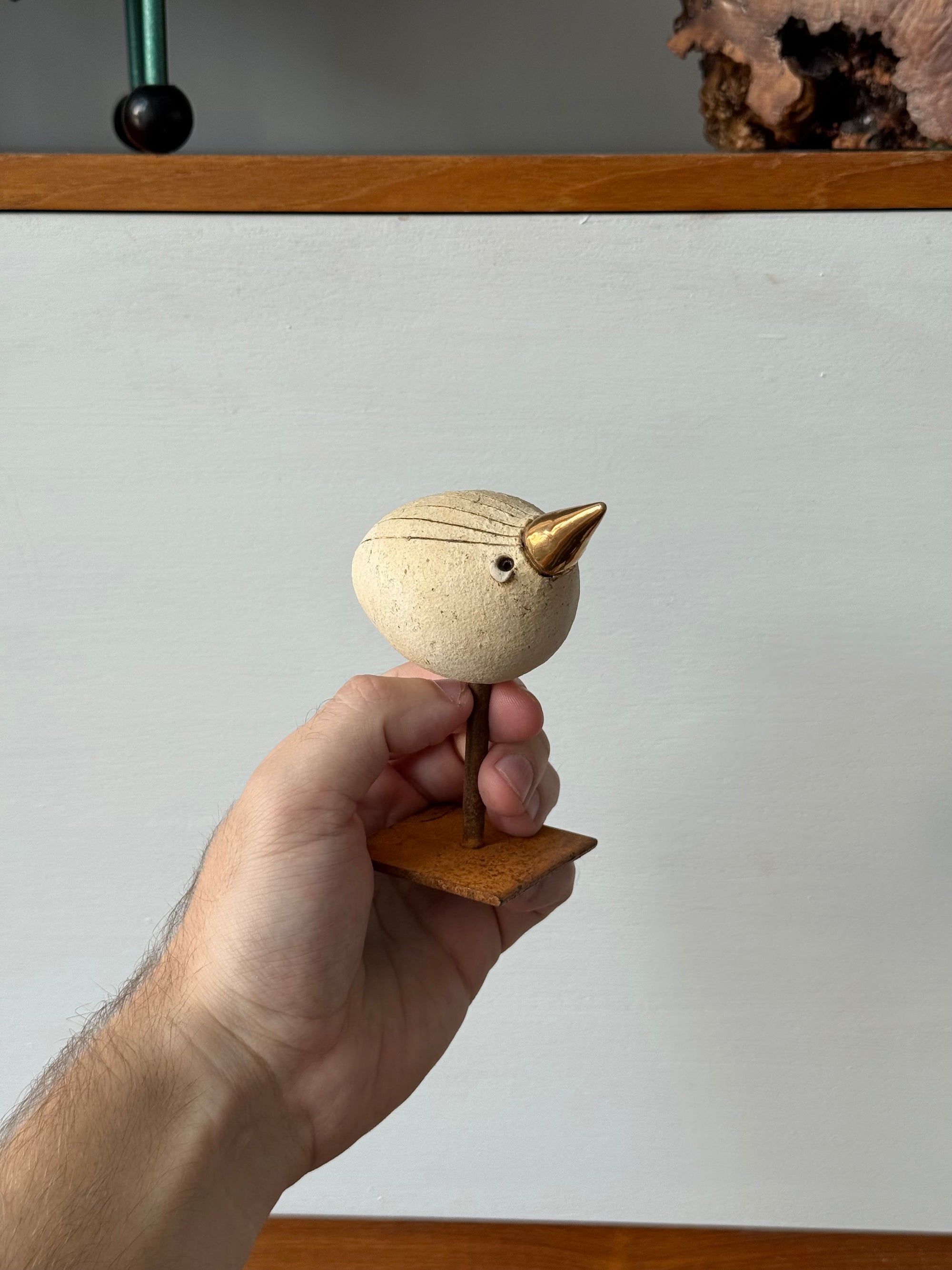 Ceramic Bird Figure by Jack Budzowski