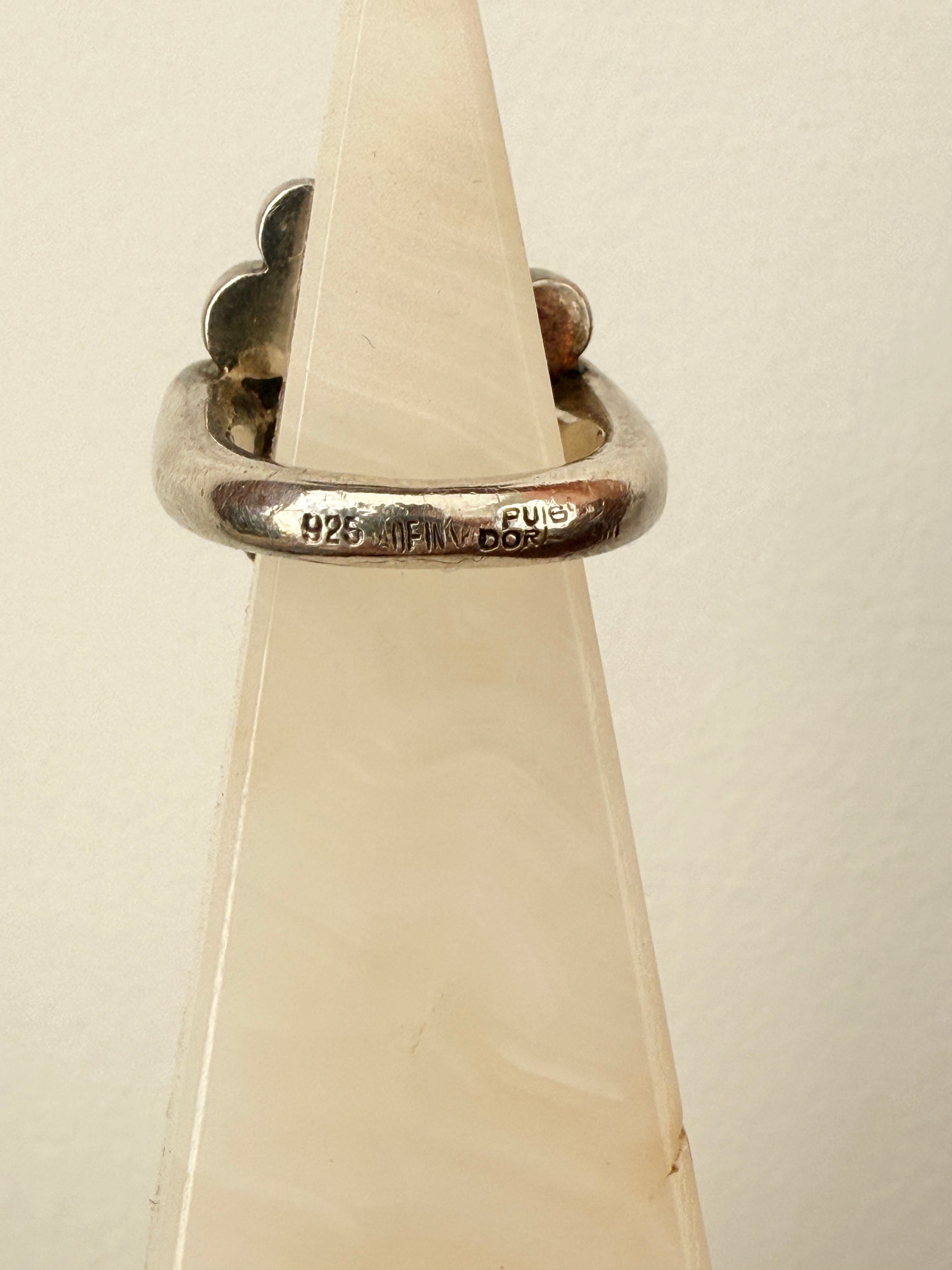 Modernist Sterling Ring by José María Puig Doira c.1960