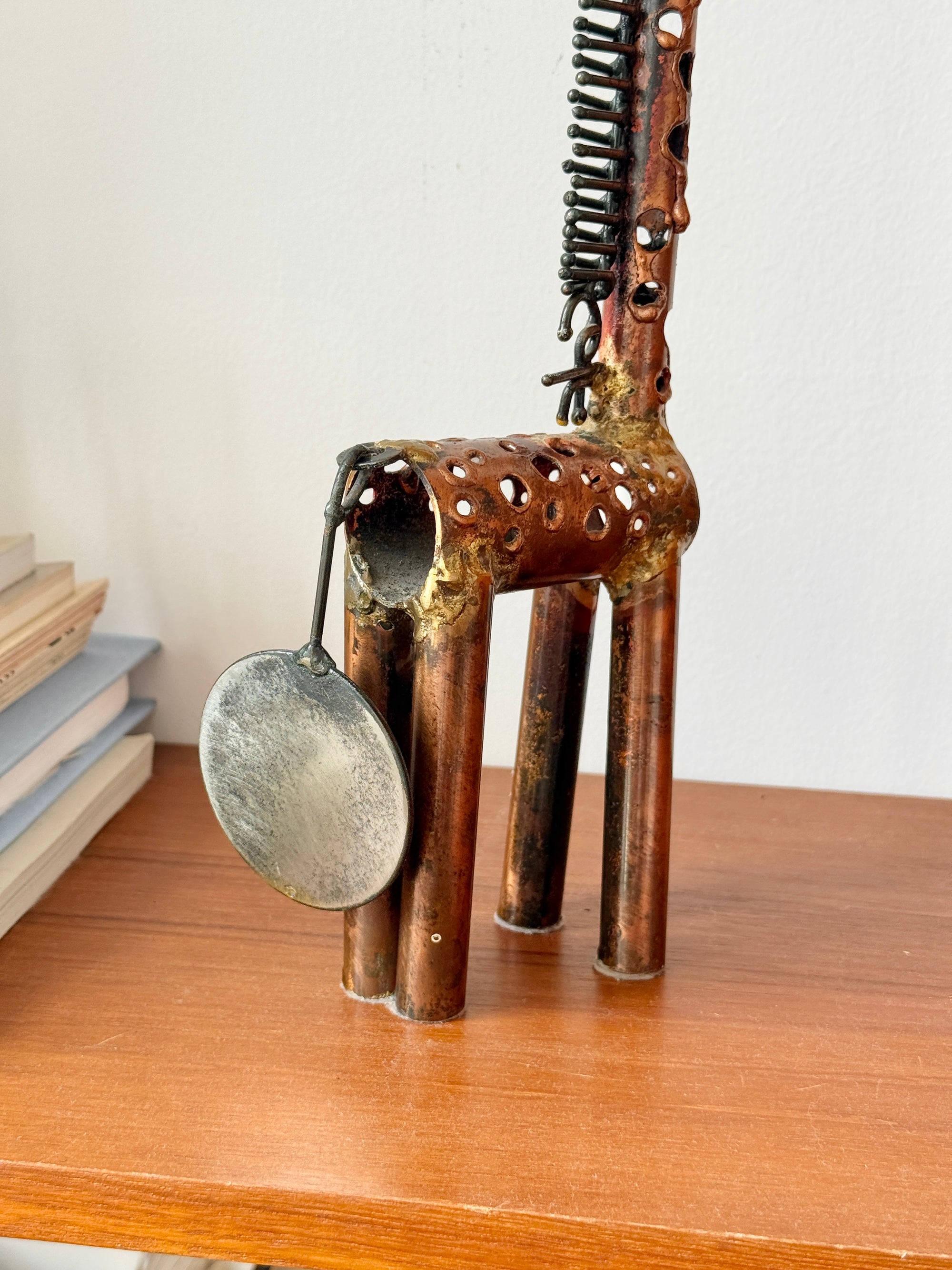 Brutalist Torch Welded Giraffe Sculpture c.1960