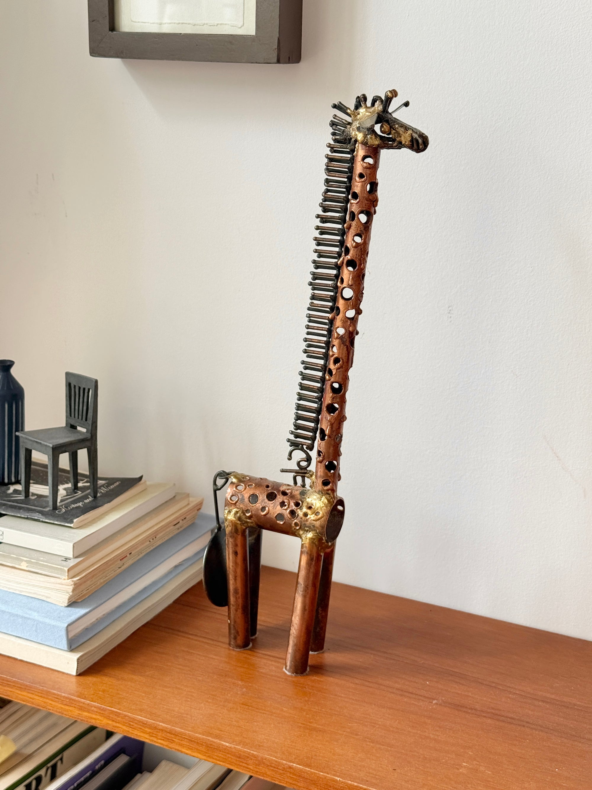 Brutalist Torch Welded Giraffe Sculpture c.1960