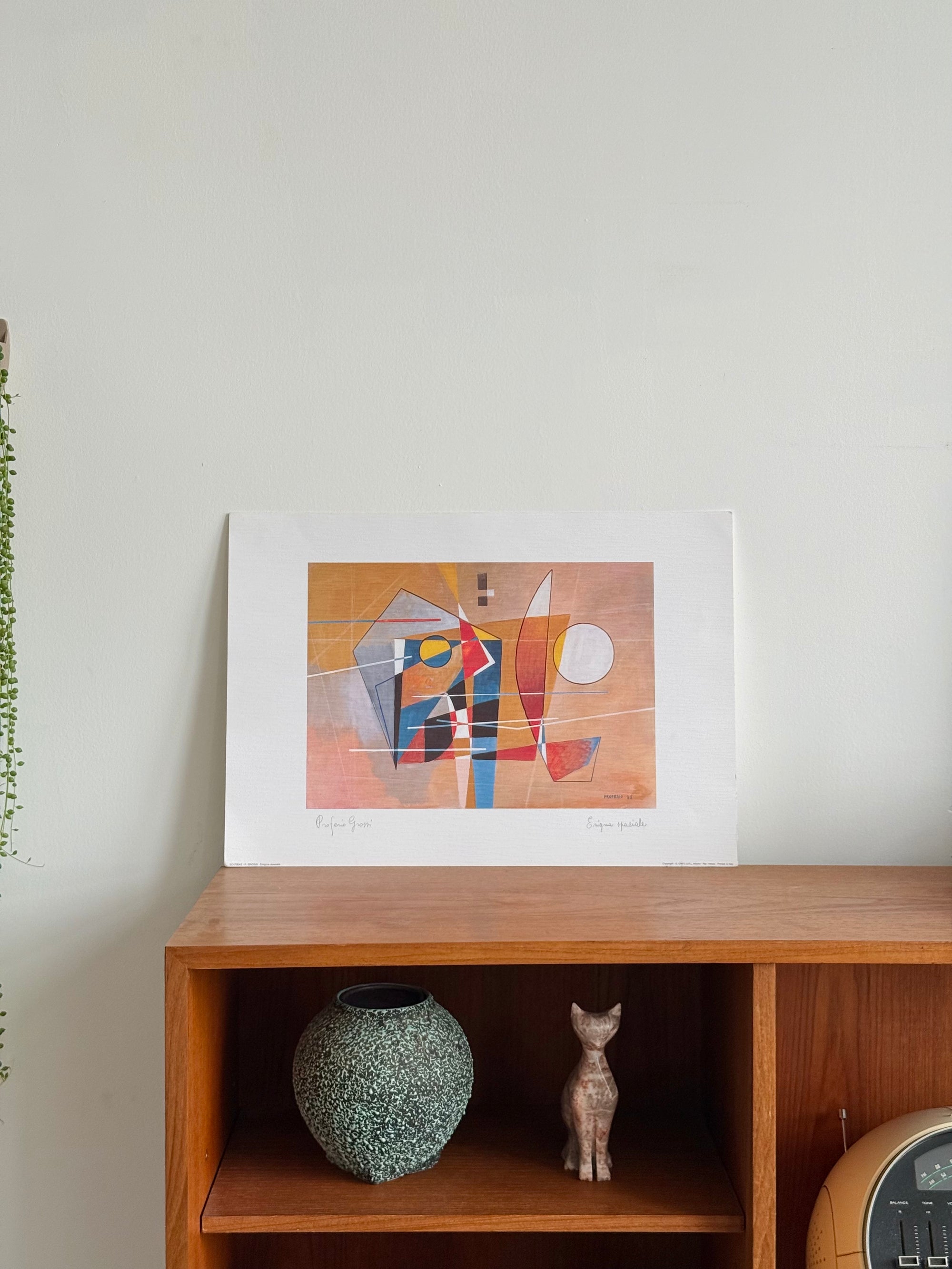 Enigma Spaziale by Proferio Grossi Printed in Italy c.1980