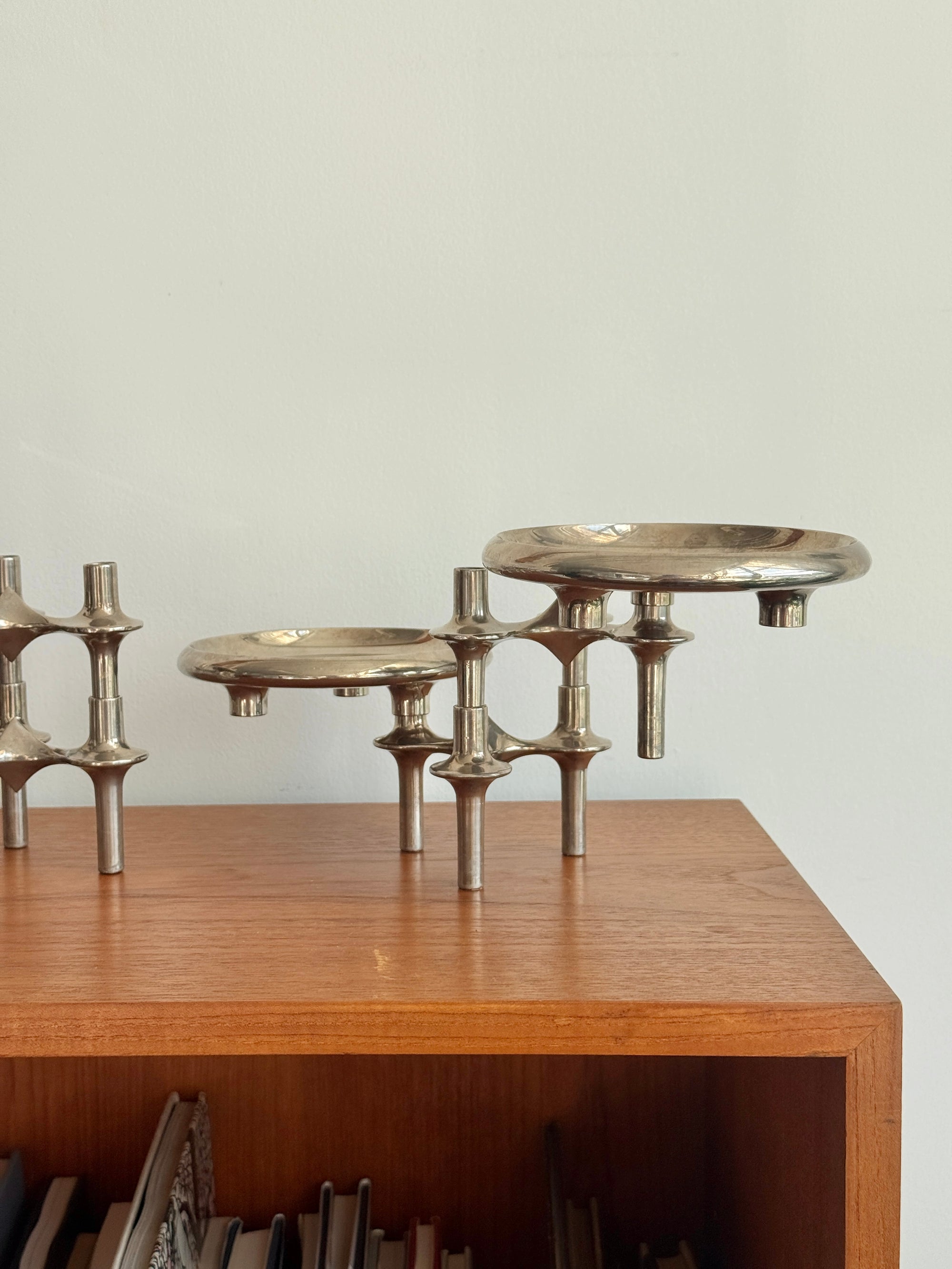 Modular Candle Holder Set by Fritz Nagel c.1960