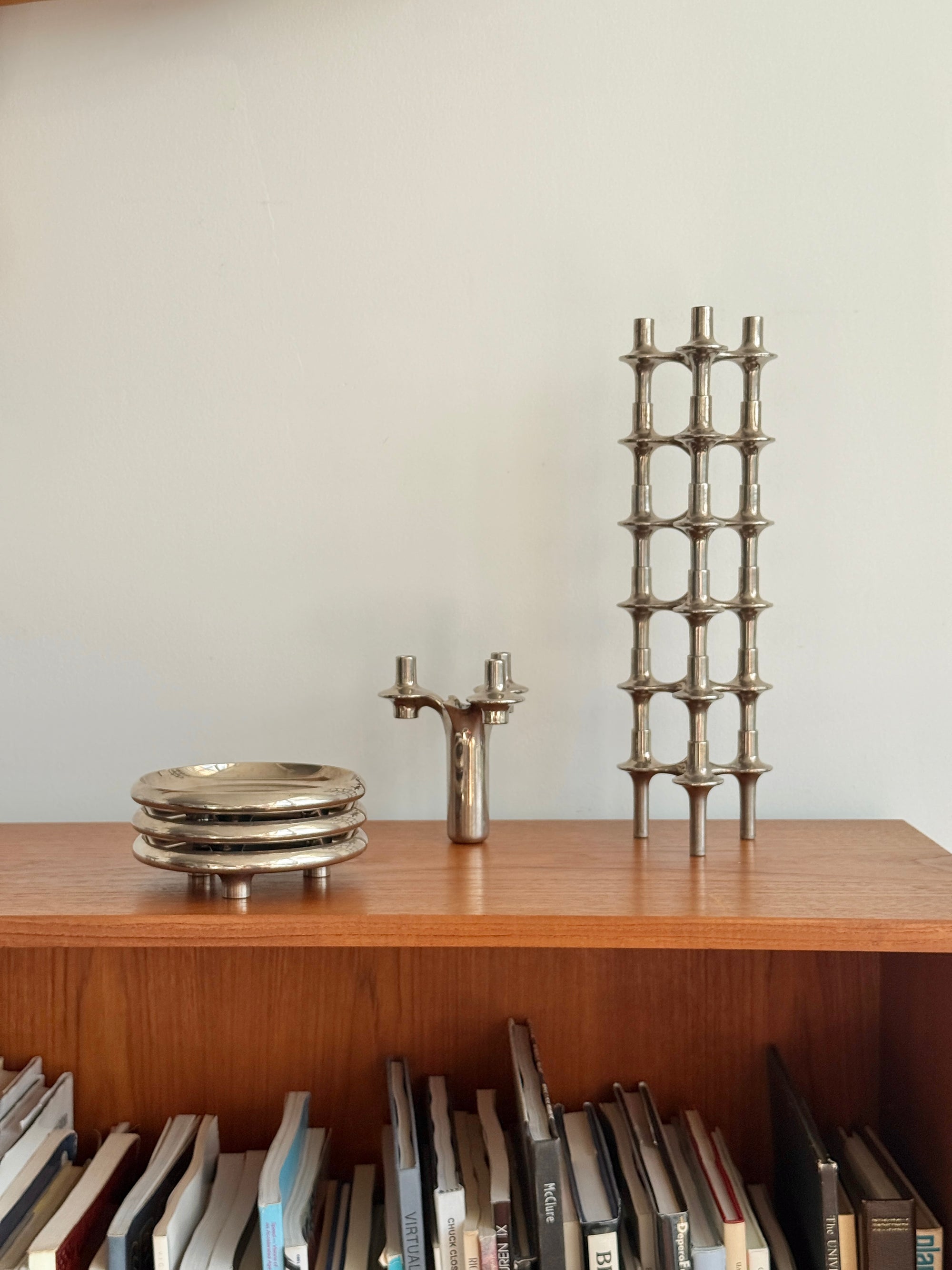 Modular Candle Holder Set by Fritz Nagel c.1960