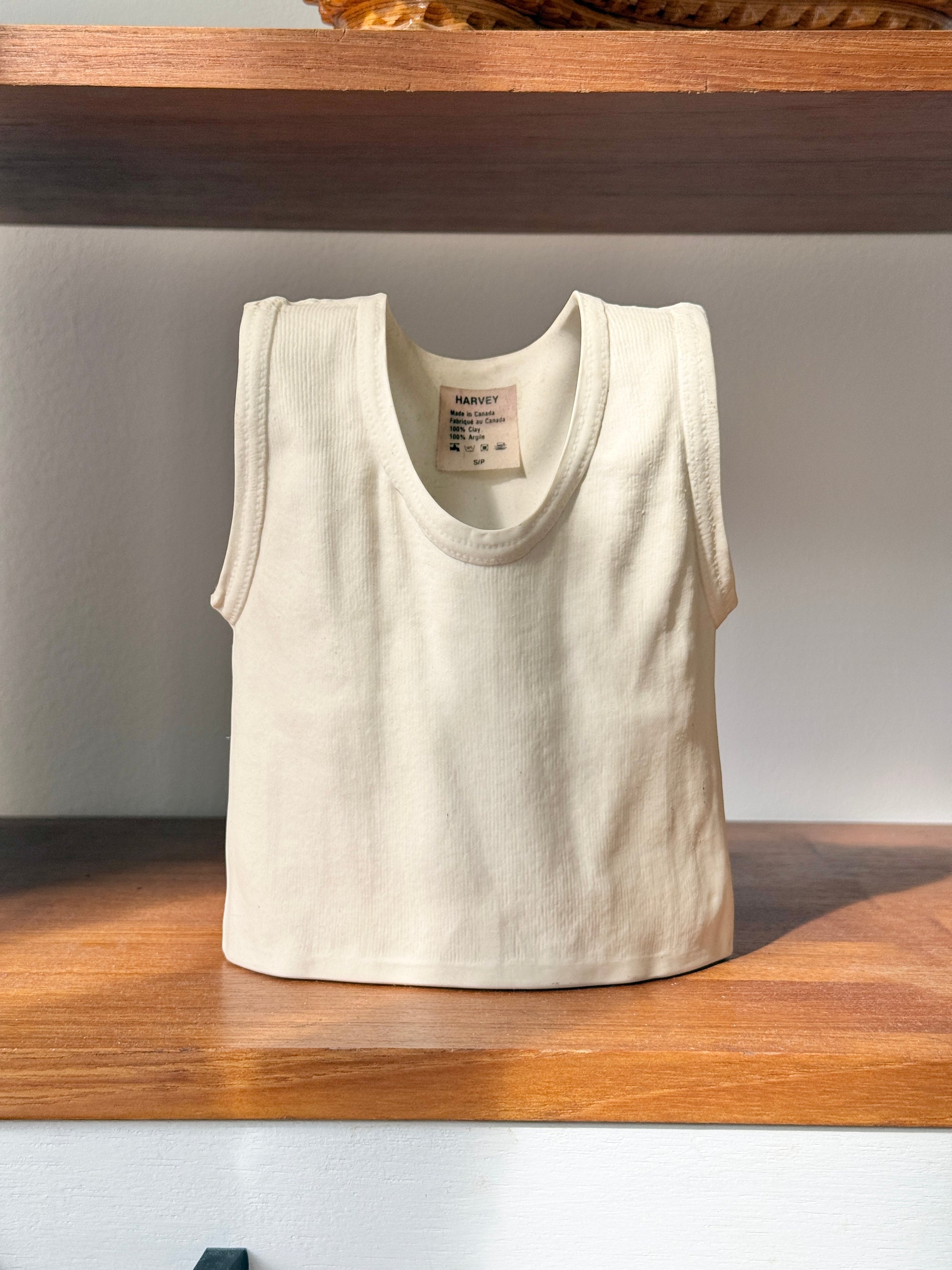 Ceramic Tank Top Vase by Michel Harvey c.1980