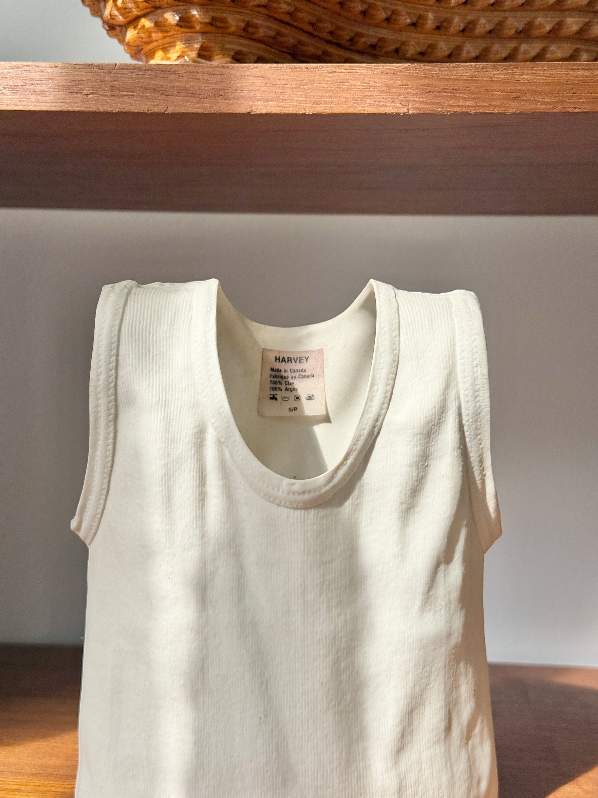 Ceramic Tank Top Vase by Michel Harvey c.1980