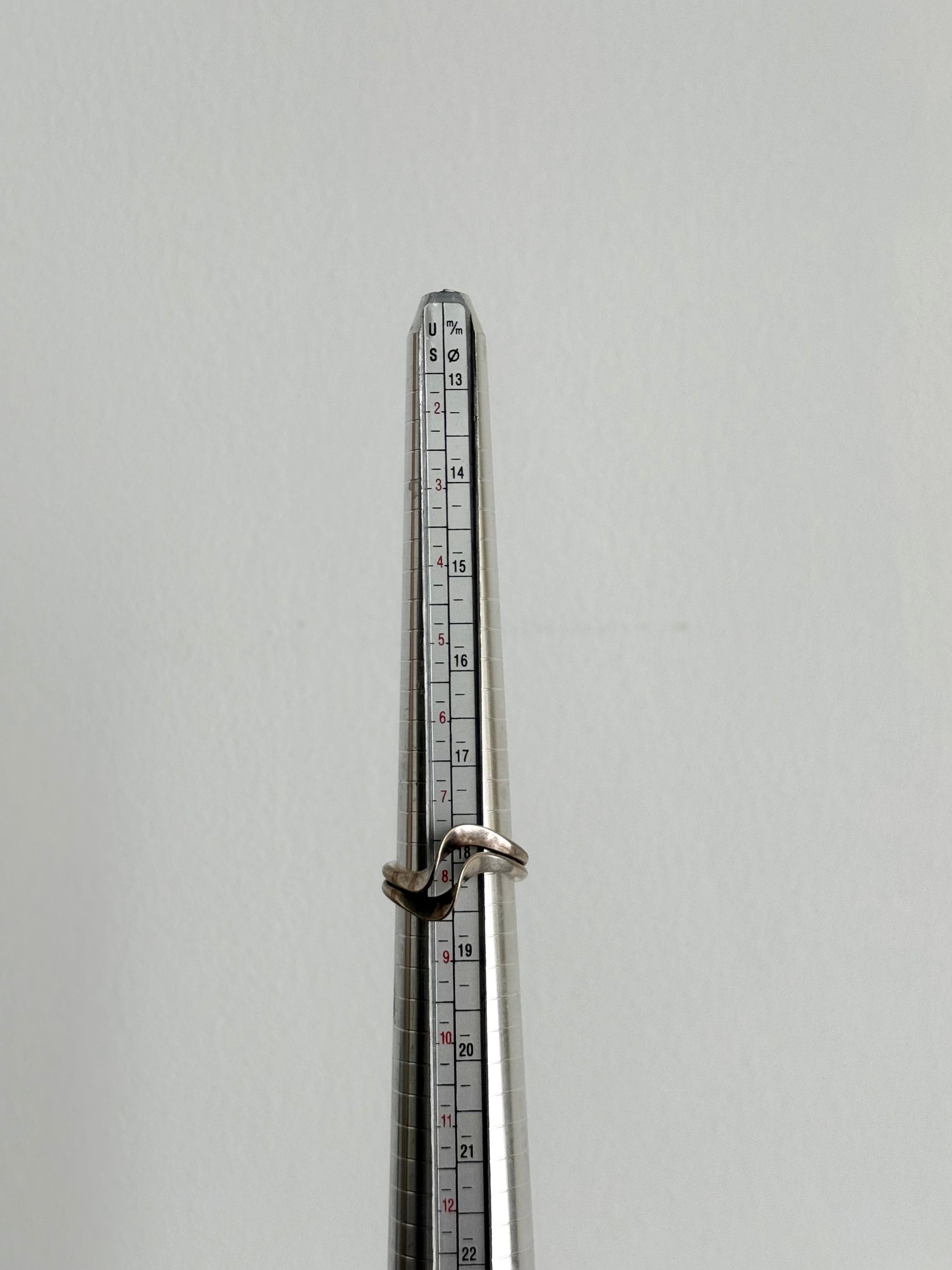 Modernist Swoosh Alpaca Ring c.1970