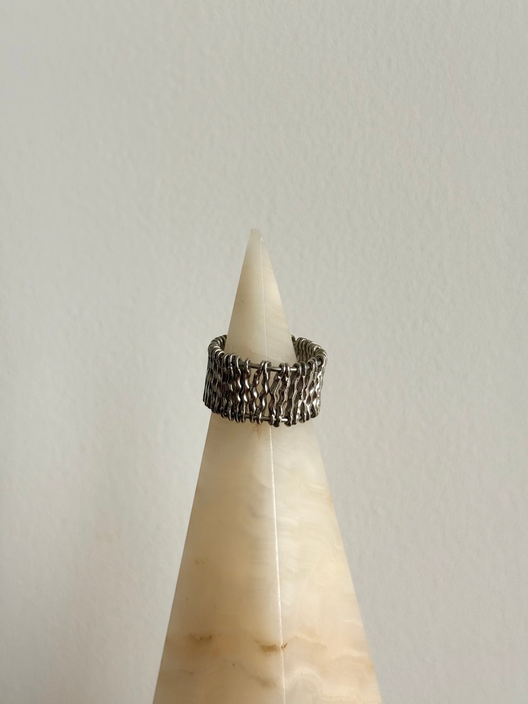 Band Ring Sterling Silver 925 c.1990