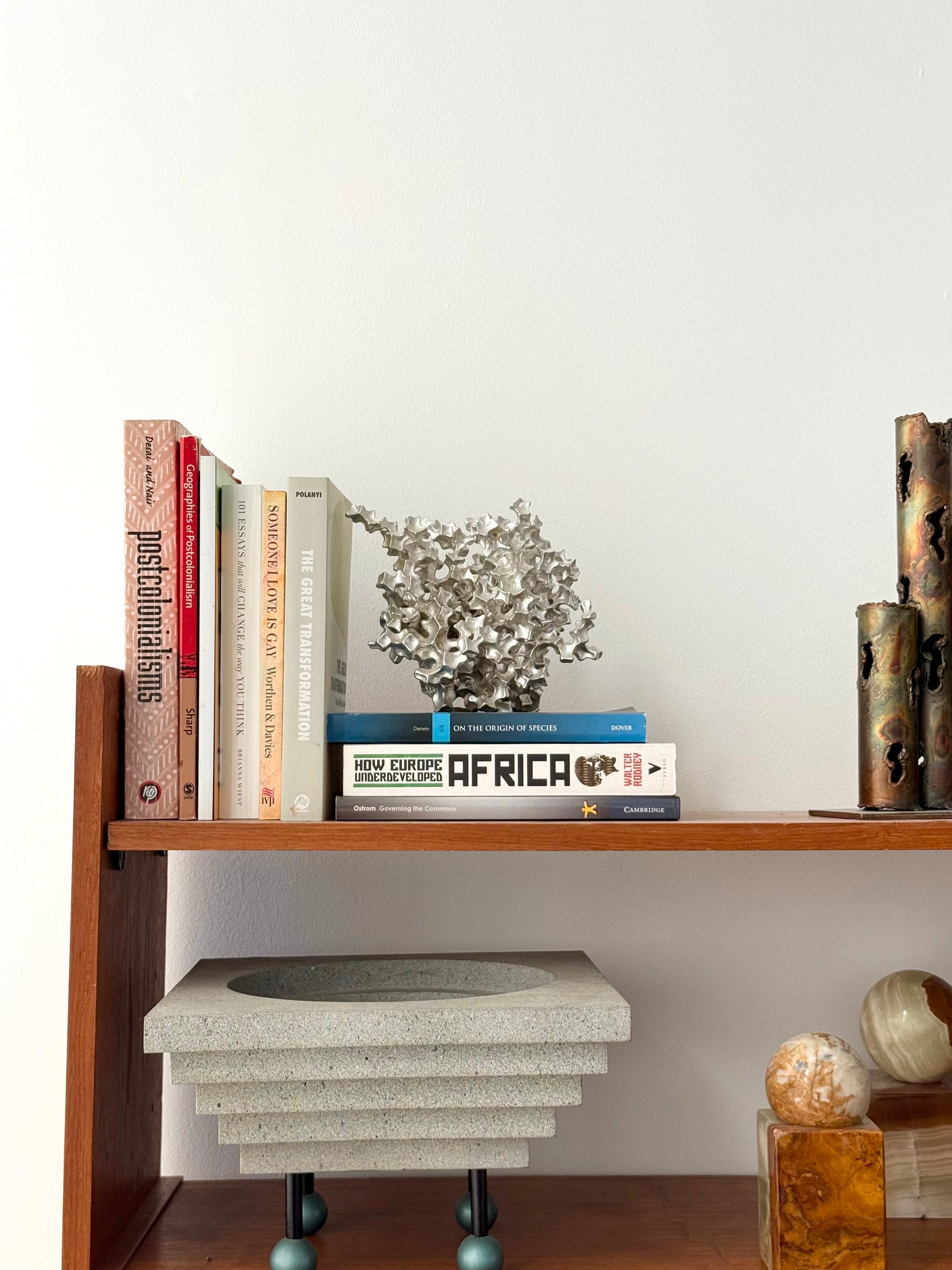 Brutalist Cast Aluminum Sculpture c.1970