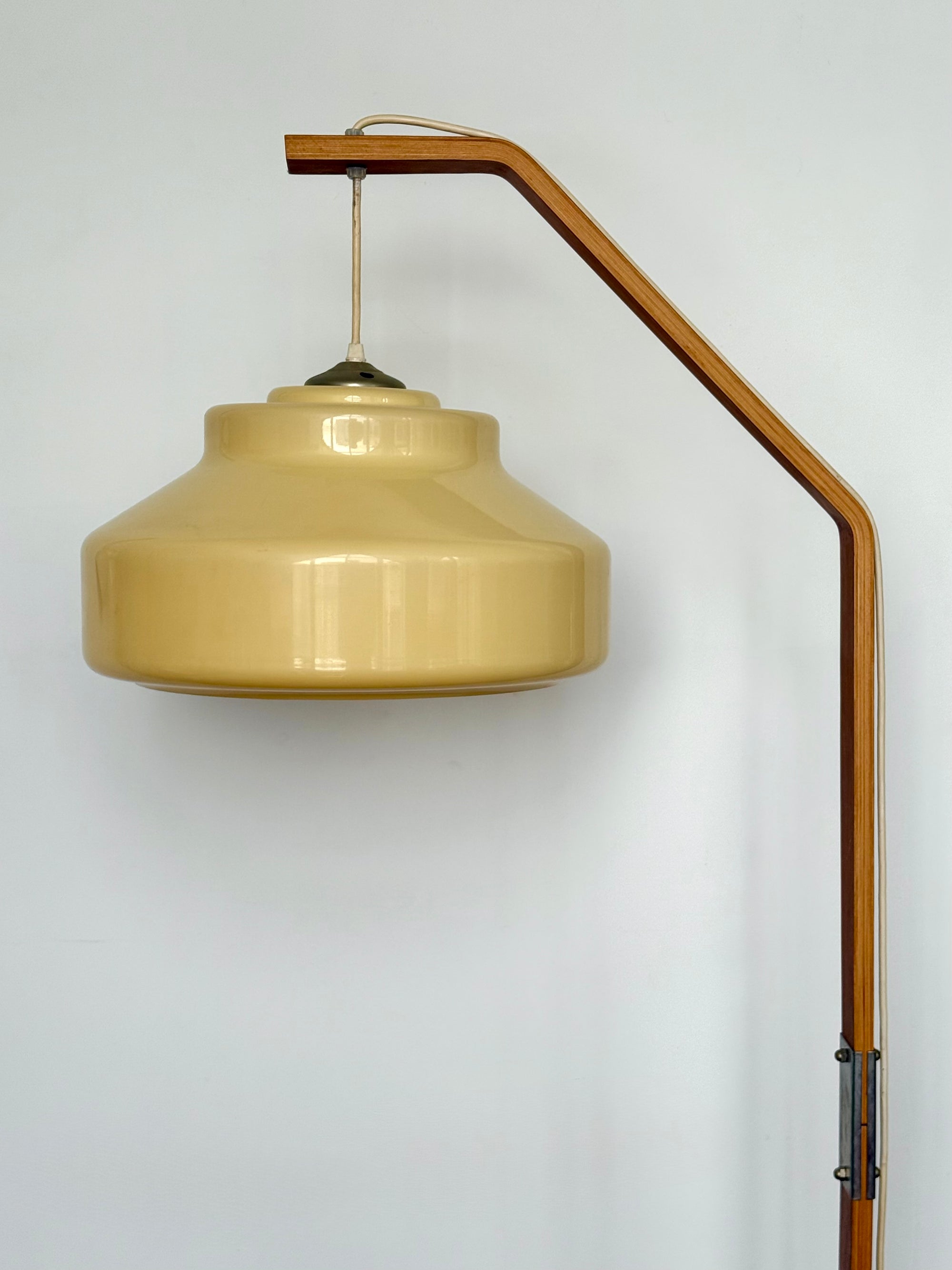 Bentwood Teak Arched Lamp c.1970