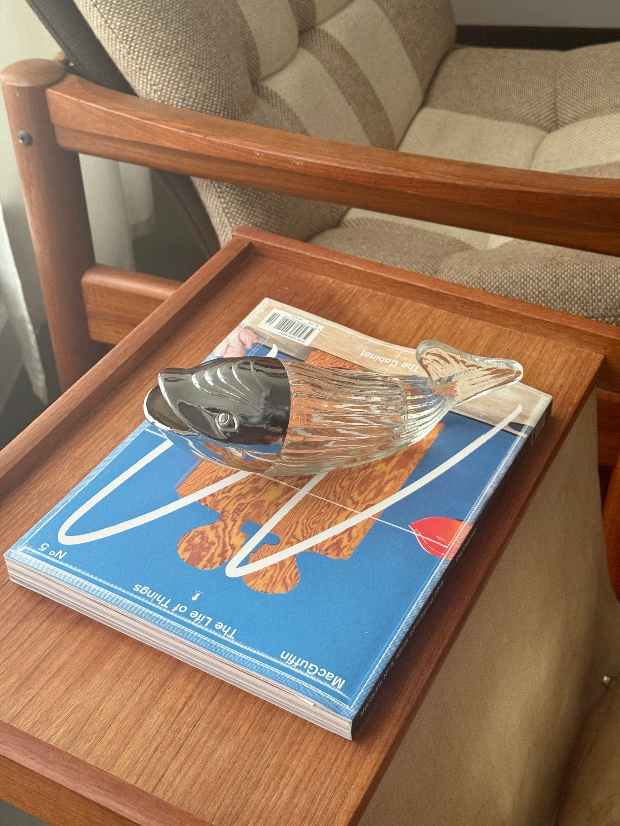 Chromed Whale Nut Dispenser c.1970