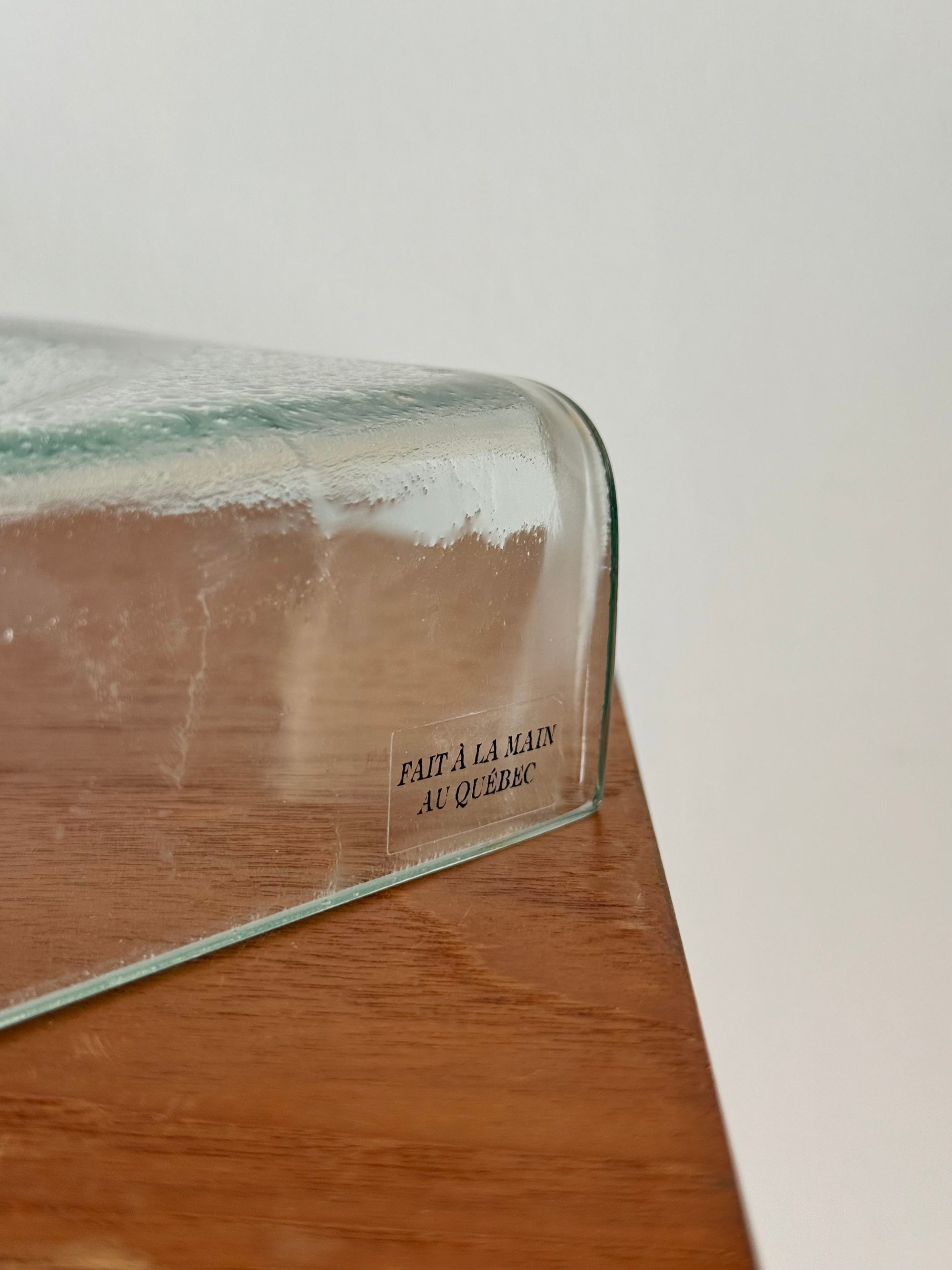 Handmade Glass Bowl made in Quebec