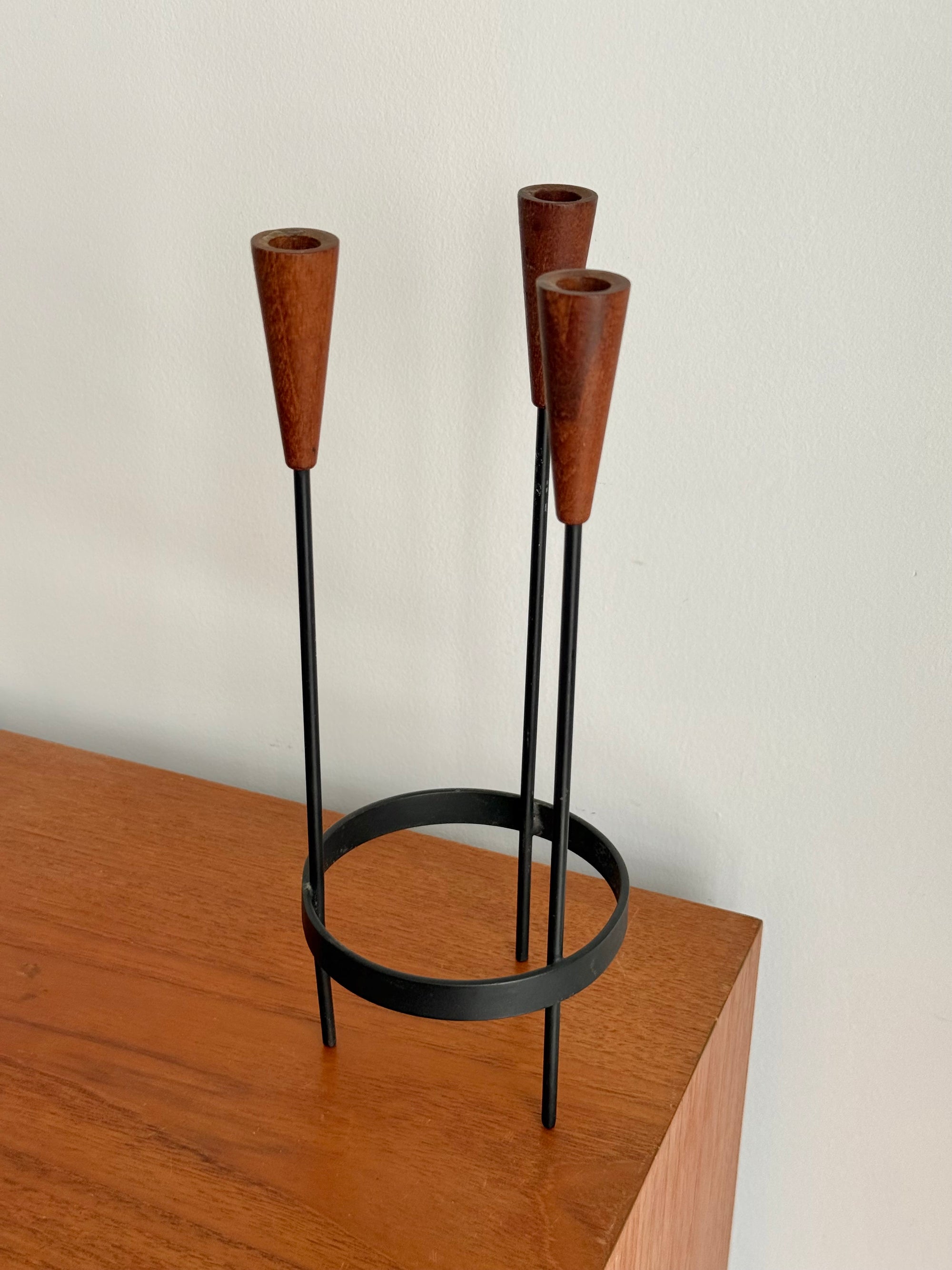 Teak Candelabra c.1960