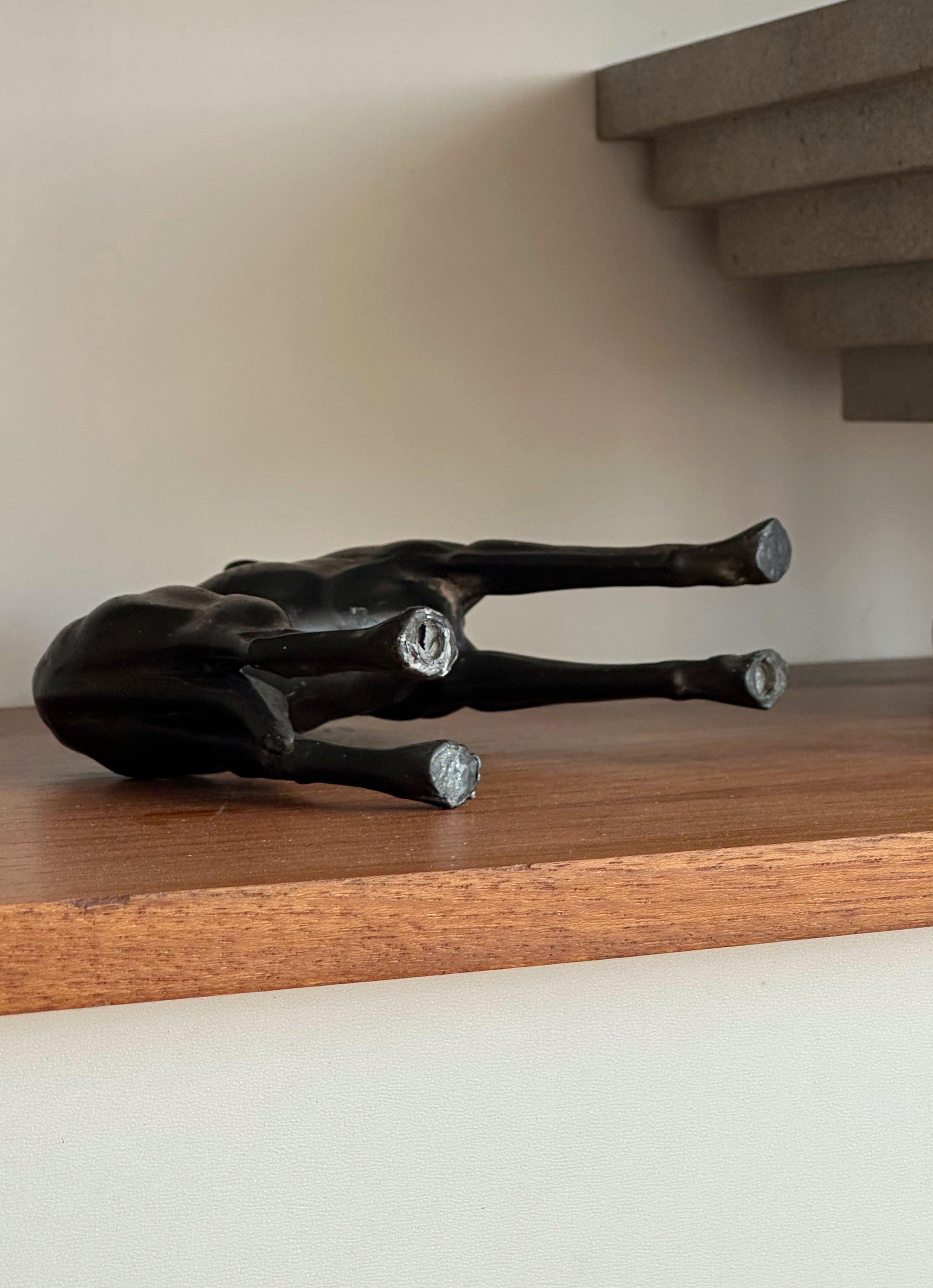 Solid Cast Bronze Art Deco Whippet