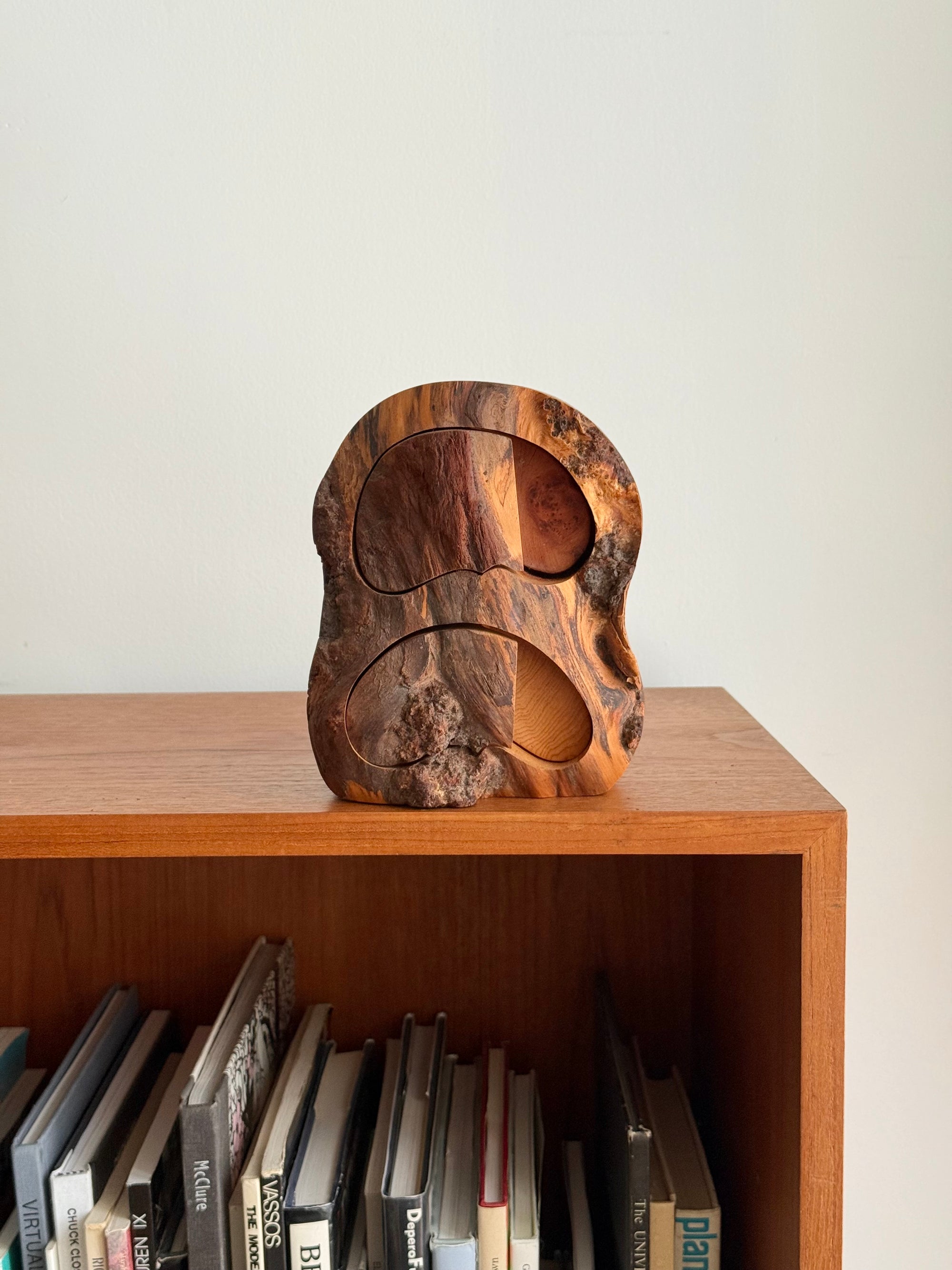 Hand-carved Fir Burl Set of Drawers made in British Columbia