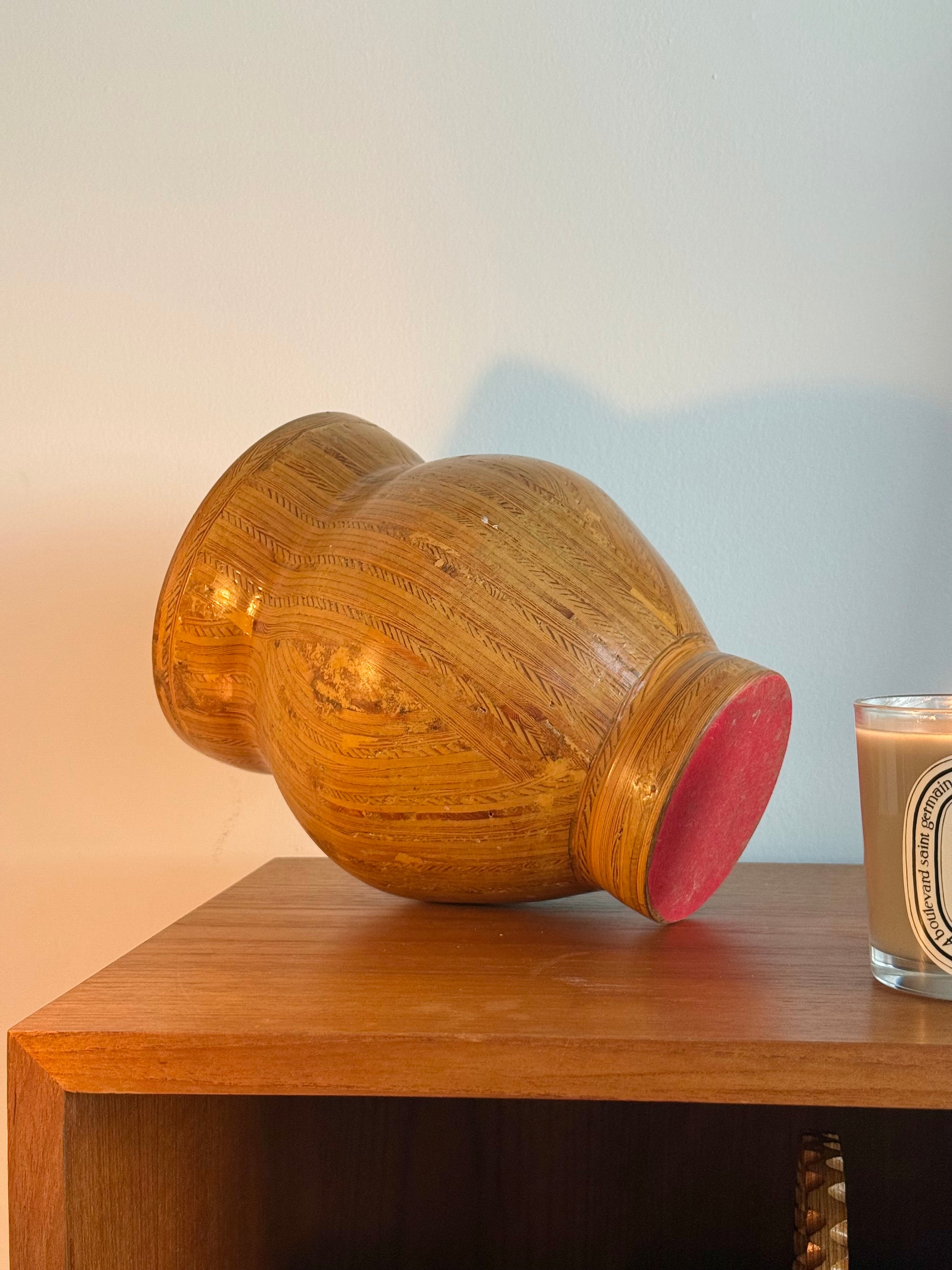 Handmade Wooden Vessel c.1960