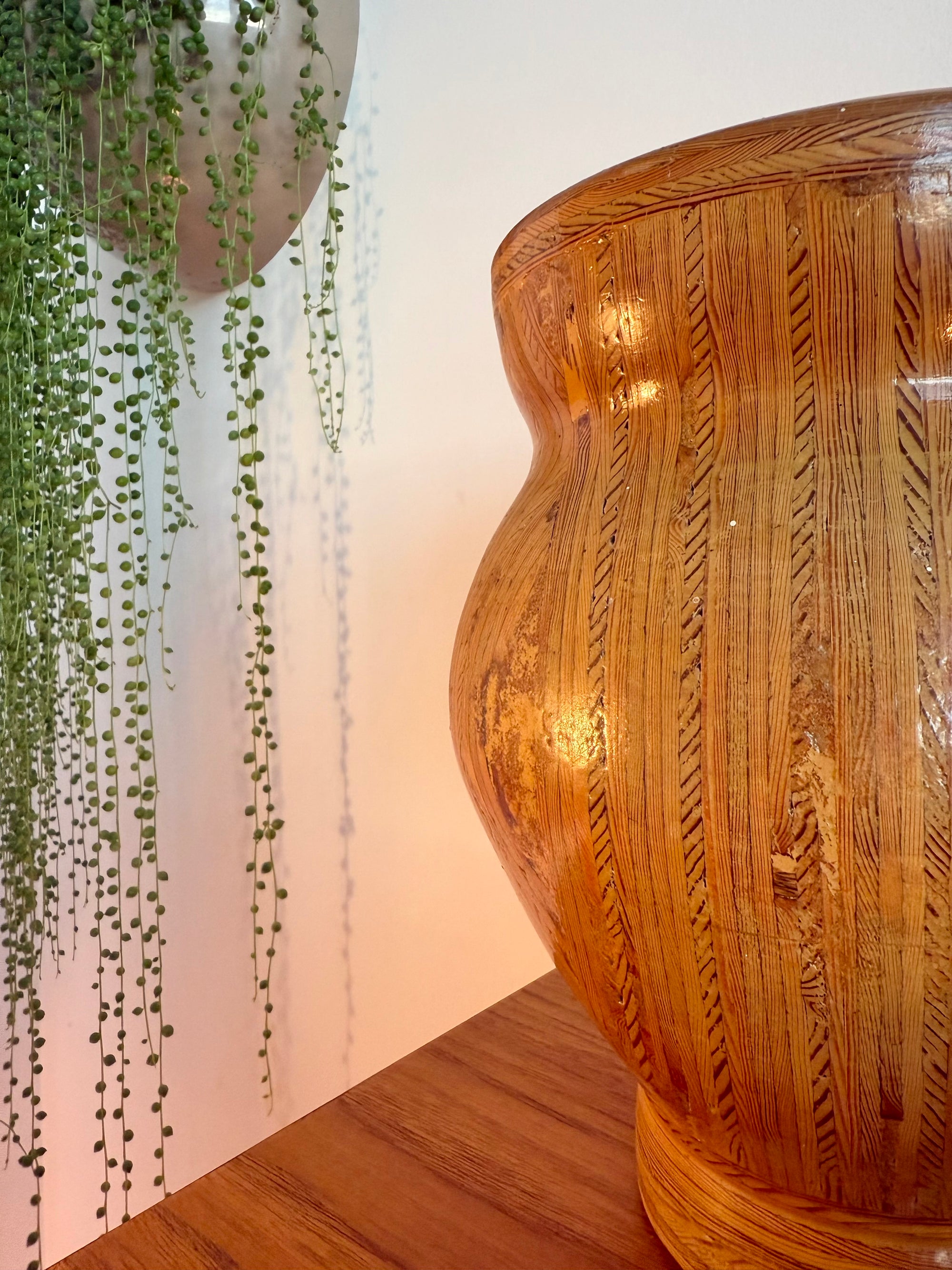 Handmade Wooden Vessel c.1960