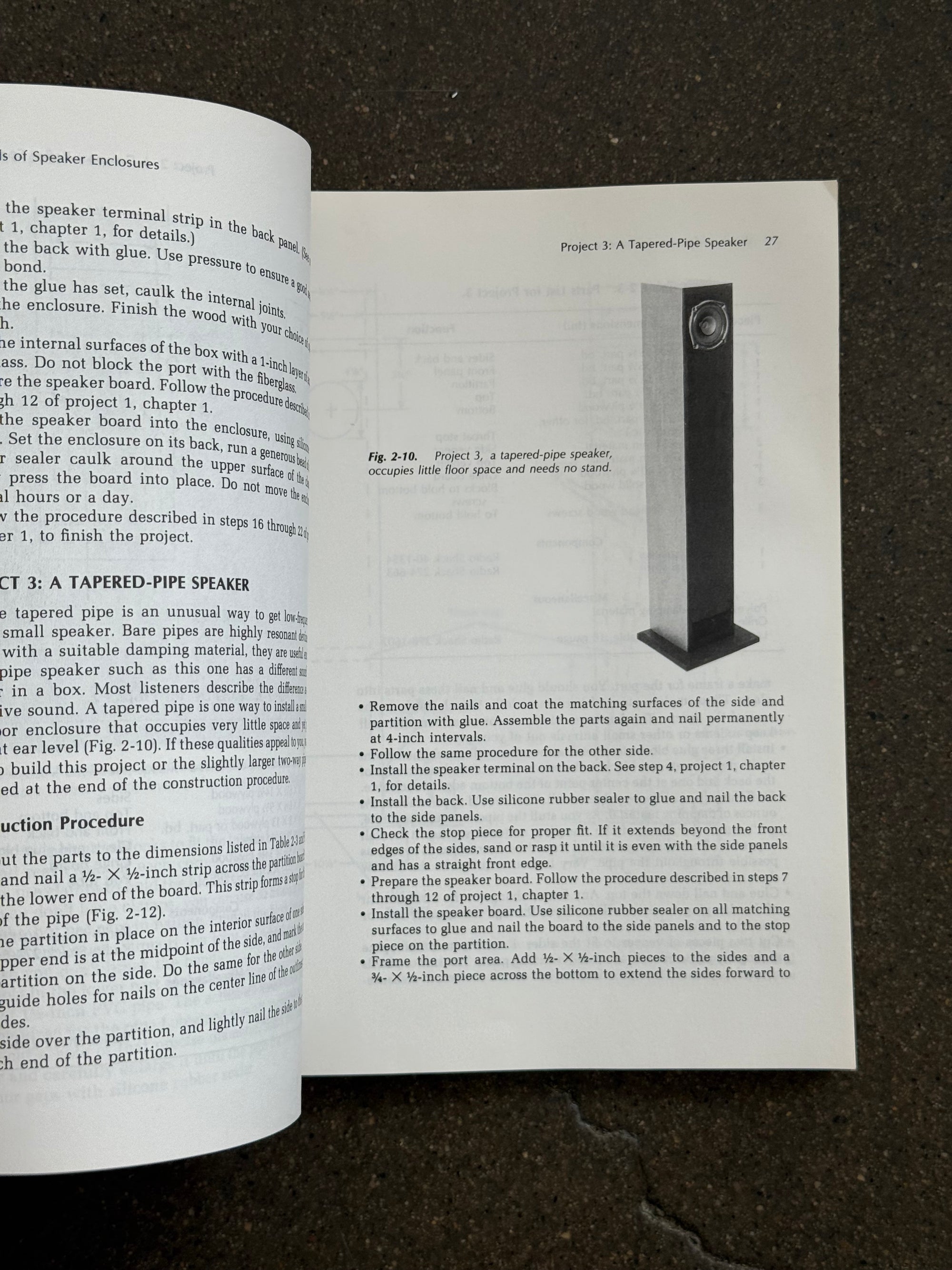 Speaker System Book by David B Weems c.1990