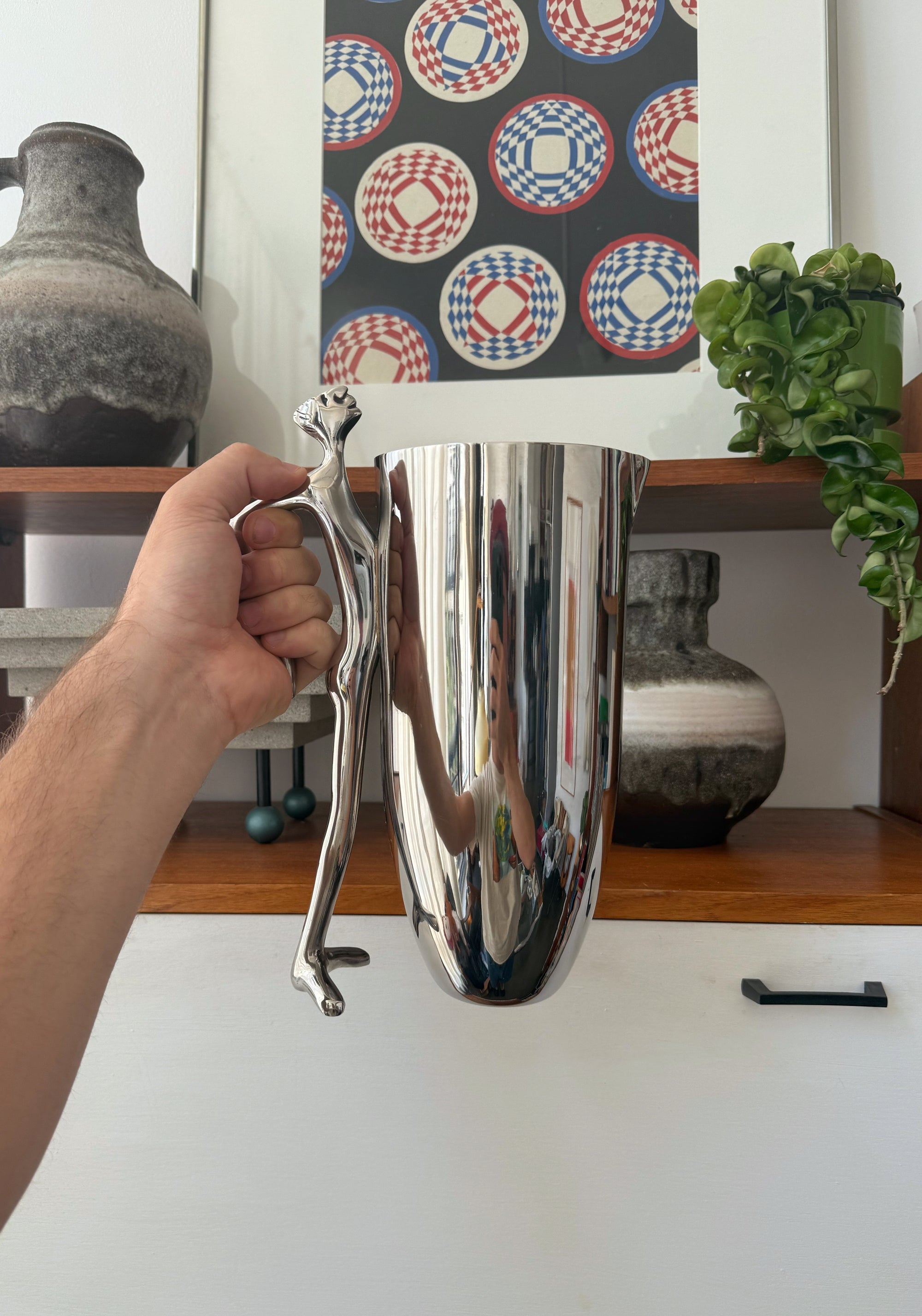 Pewter Picasso Collection Pitcher by Carrol Boyes c. 1990